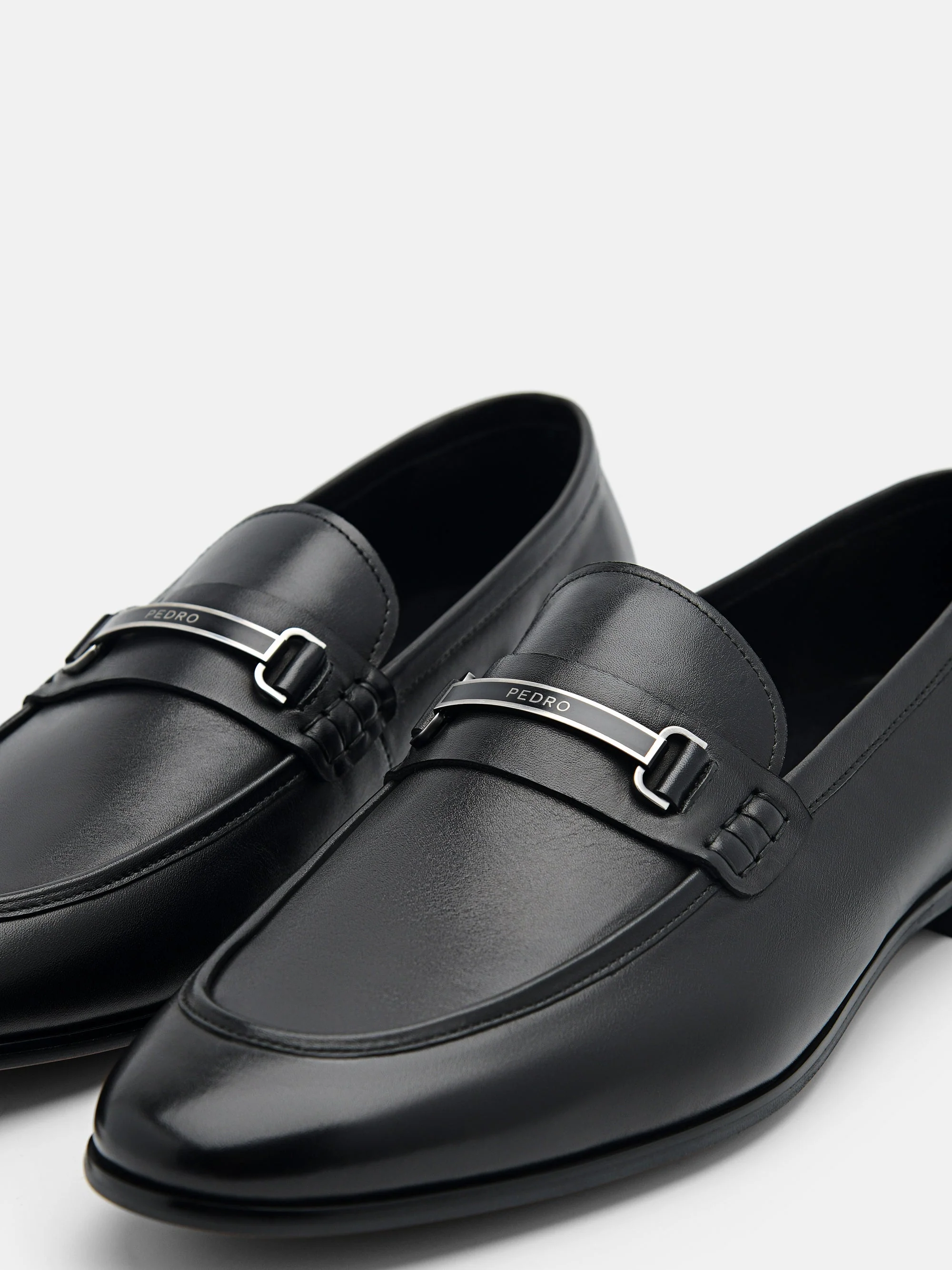 Steven Leather Loafers - Image 11