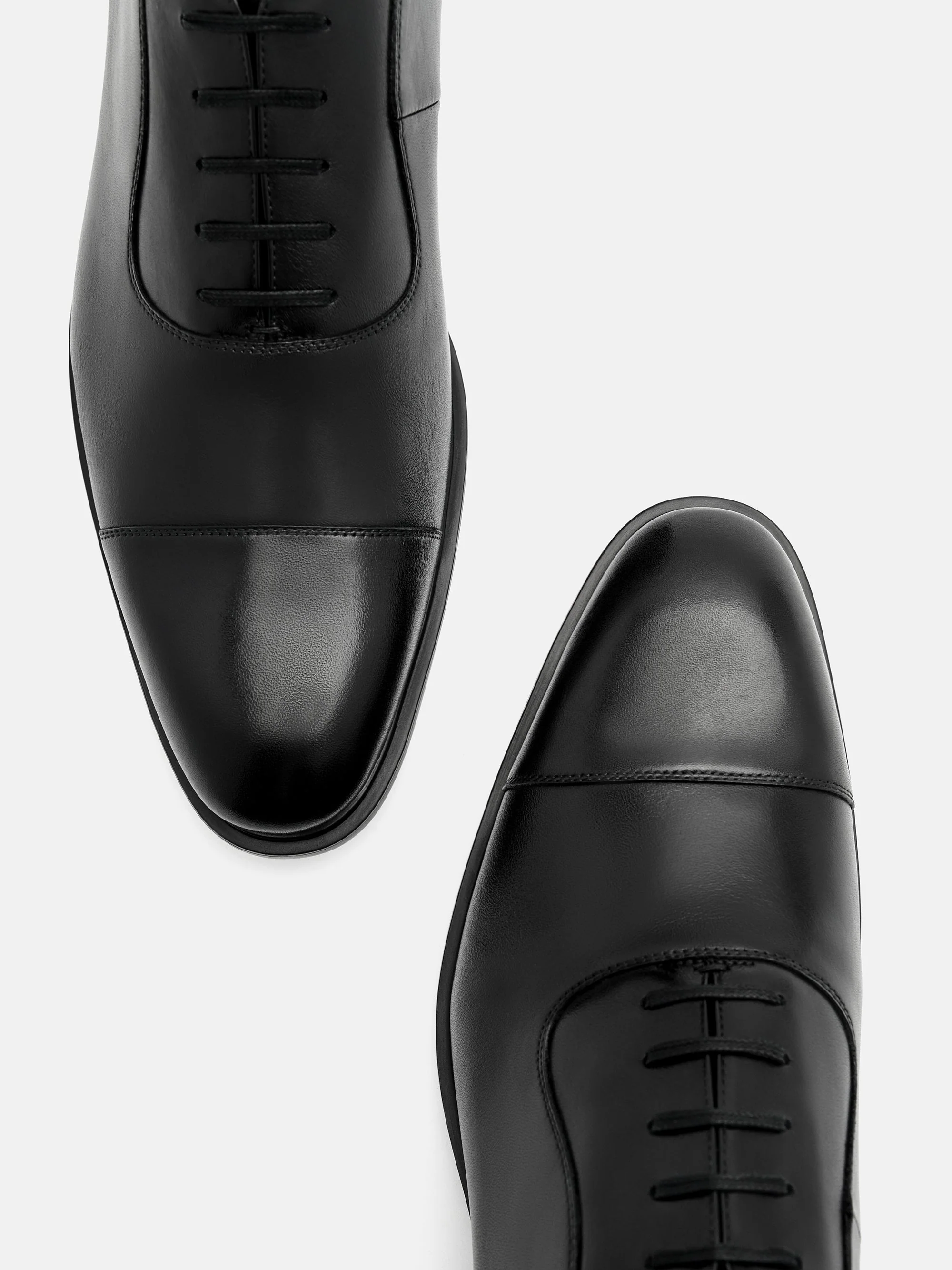 Altitude Lightweight Burnished Leather Oxford Shoes - Image 5