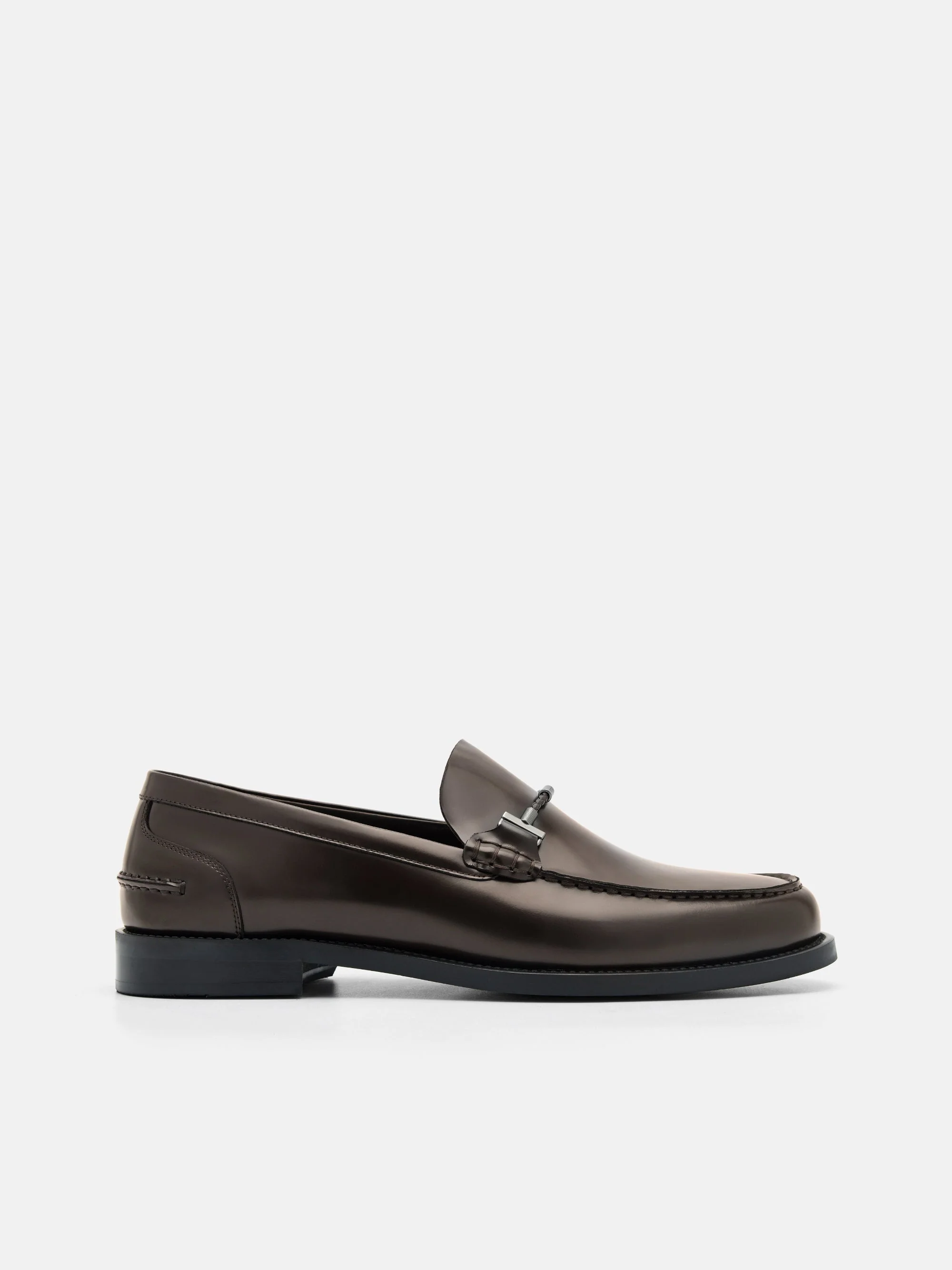 Leather Horsebit Loafers