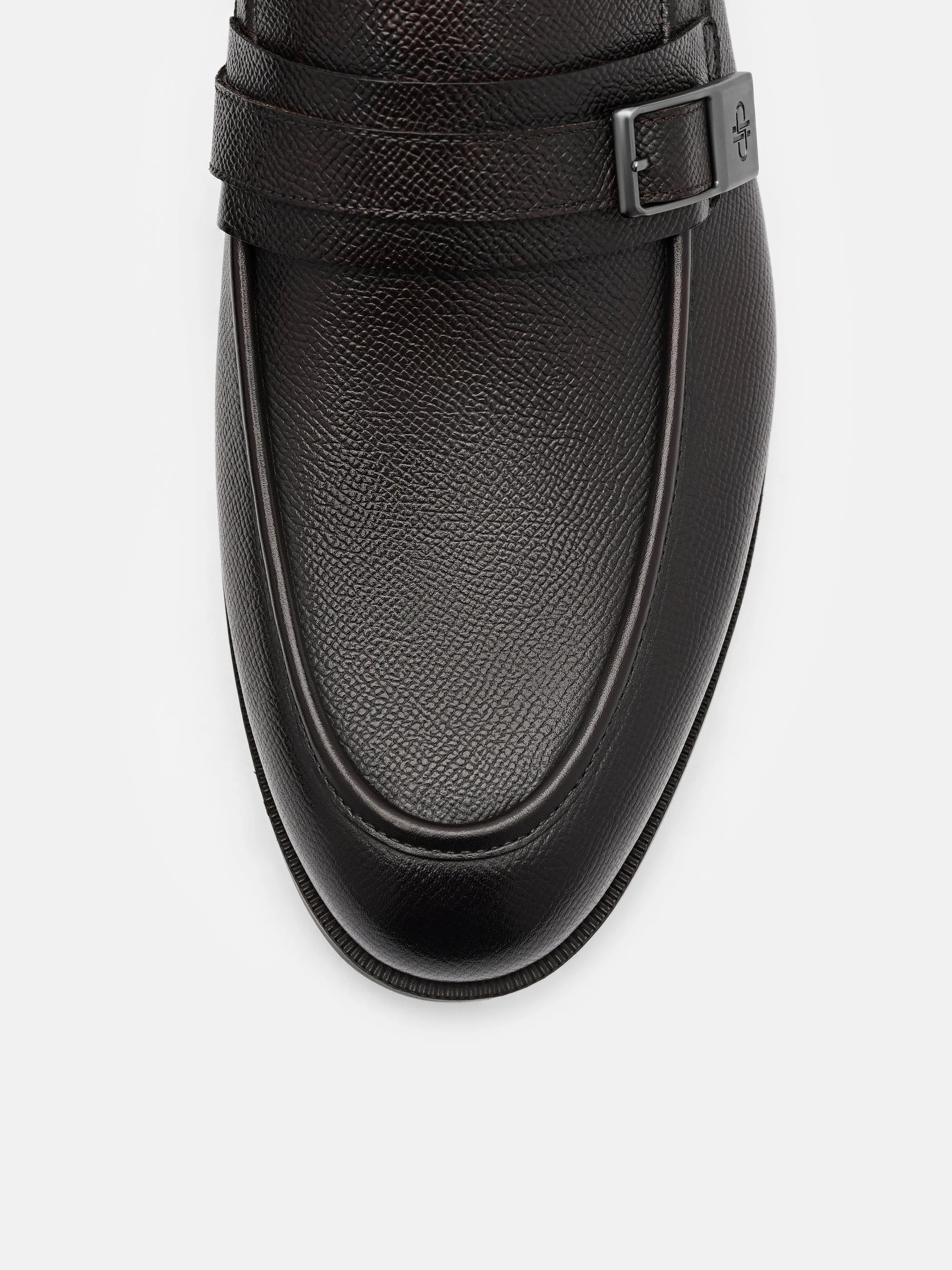 Altitude Embossed Leather Loafers - Image 4