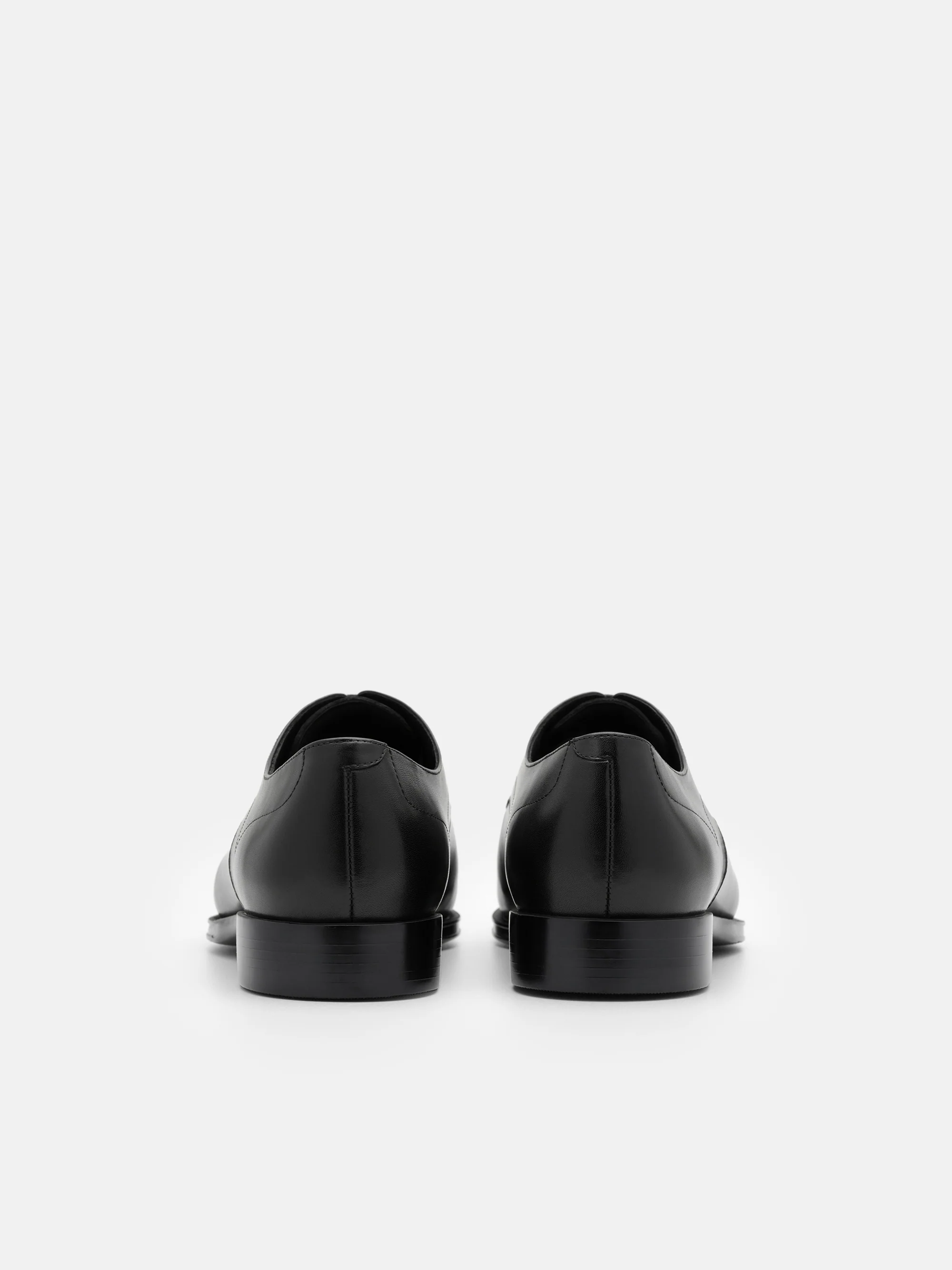 Leather Captoe Derby Shoes - Image 4