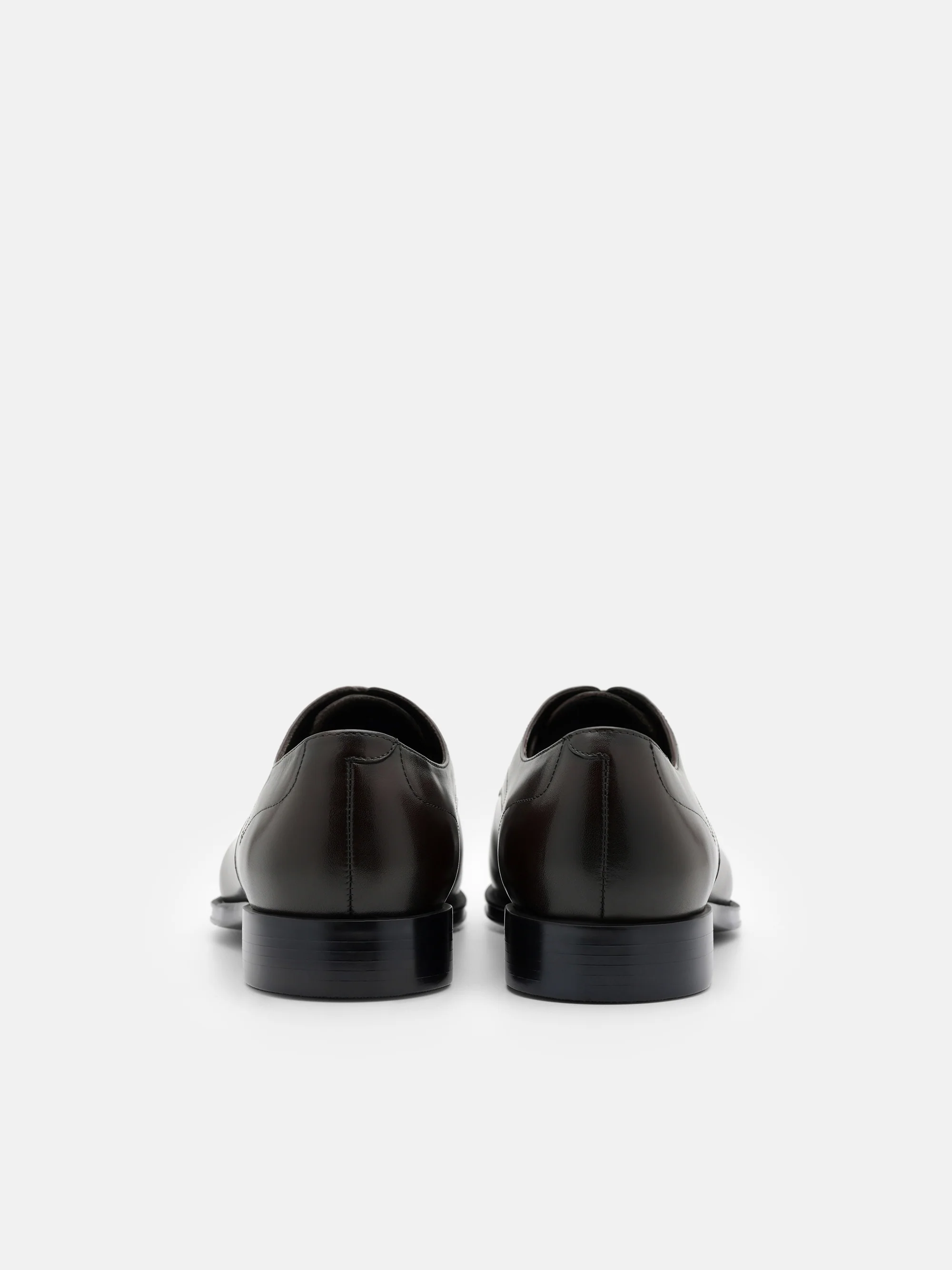 Leather Captoe Derby Shoes - Image 9