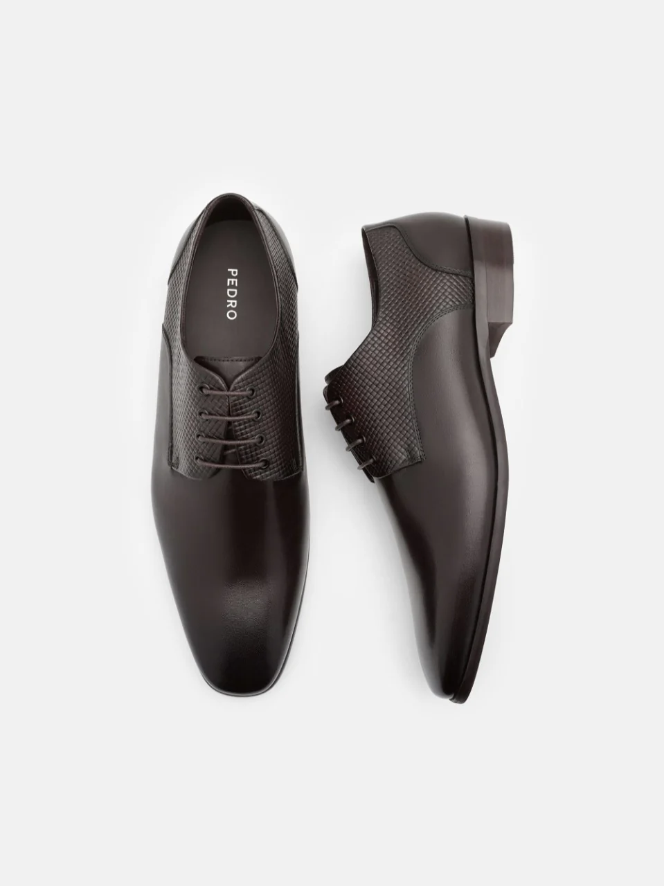 Woven Leather Derby Shoes - Image 10