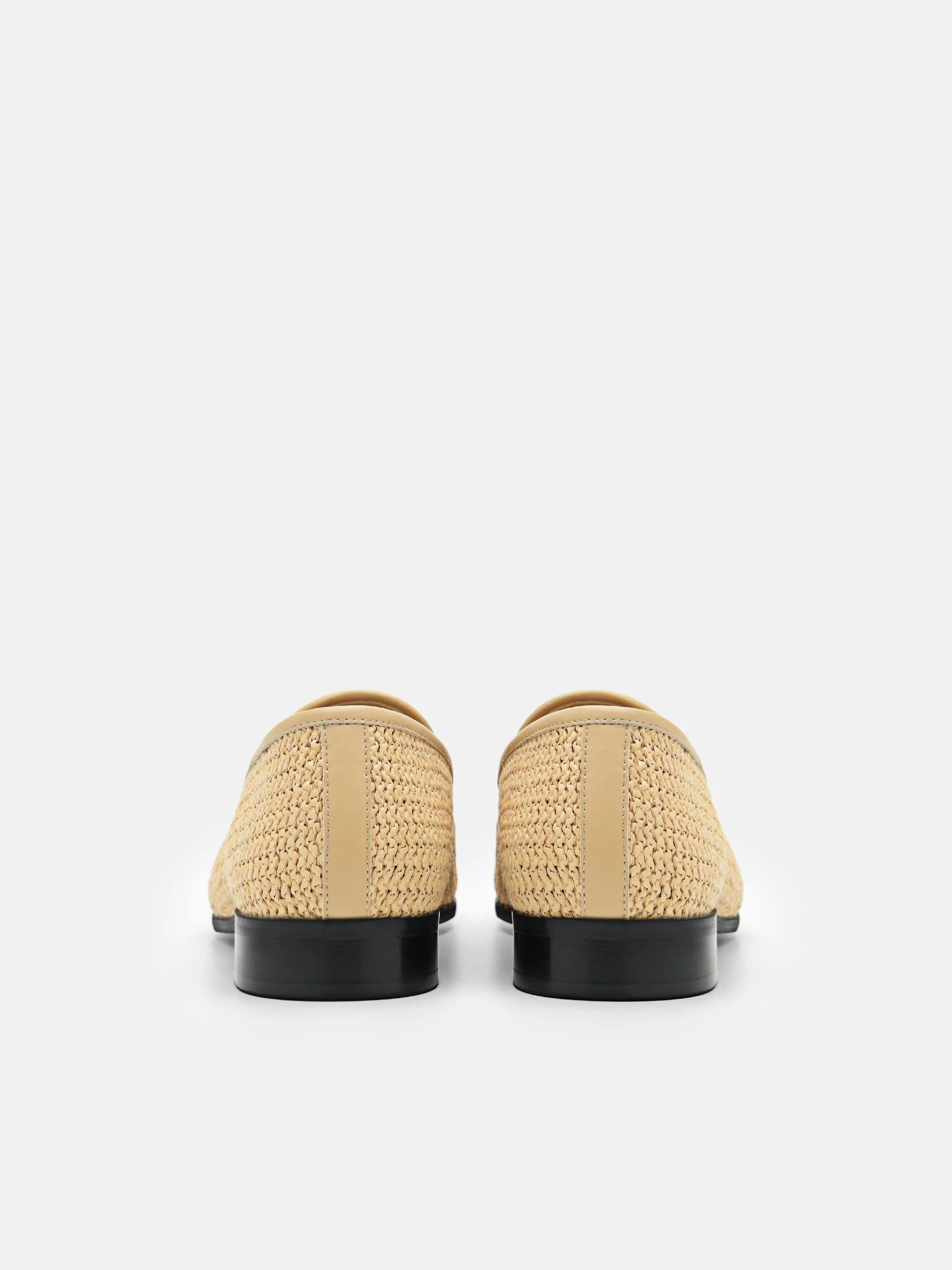 Woven Raffia Loafers - Image 3