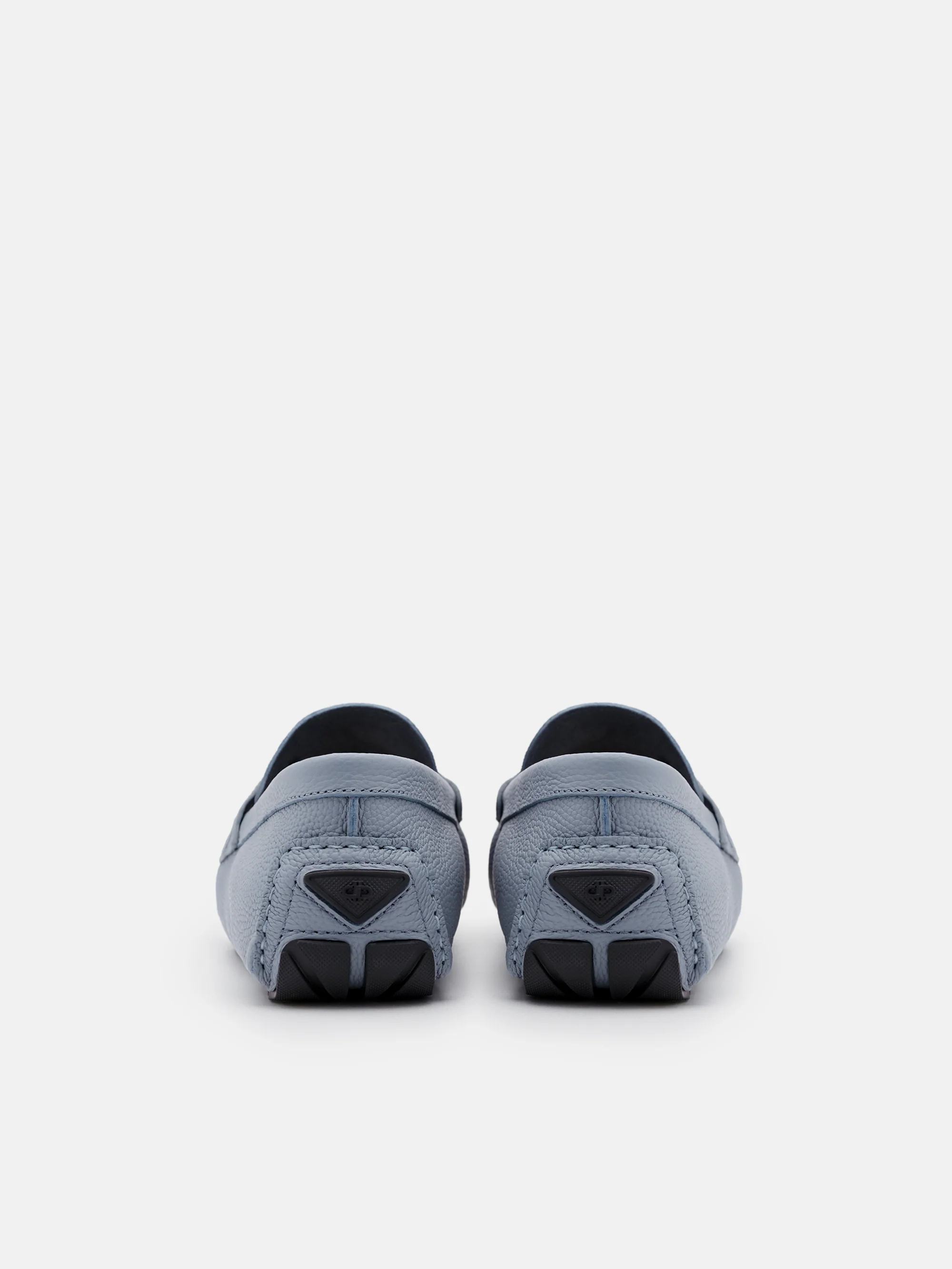 Embossed Leather Driving Shoes - Image 4