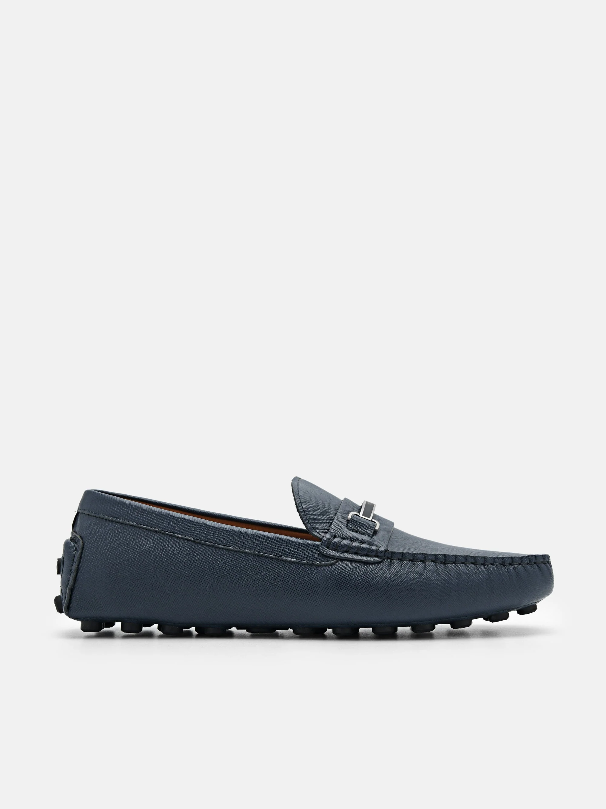 Steven Leather Horsebit Driving Shoes - Image 6