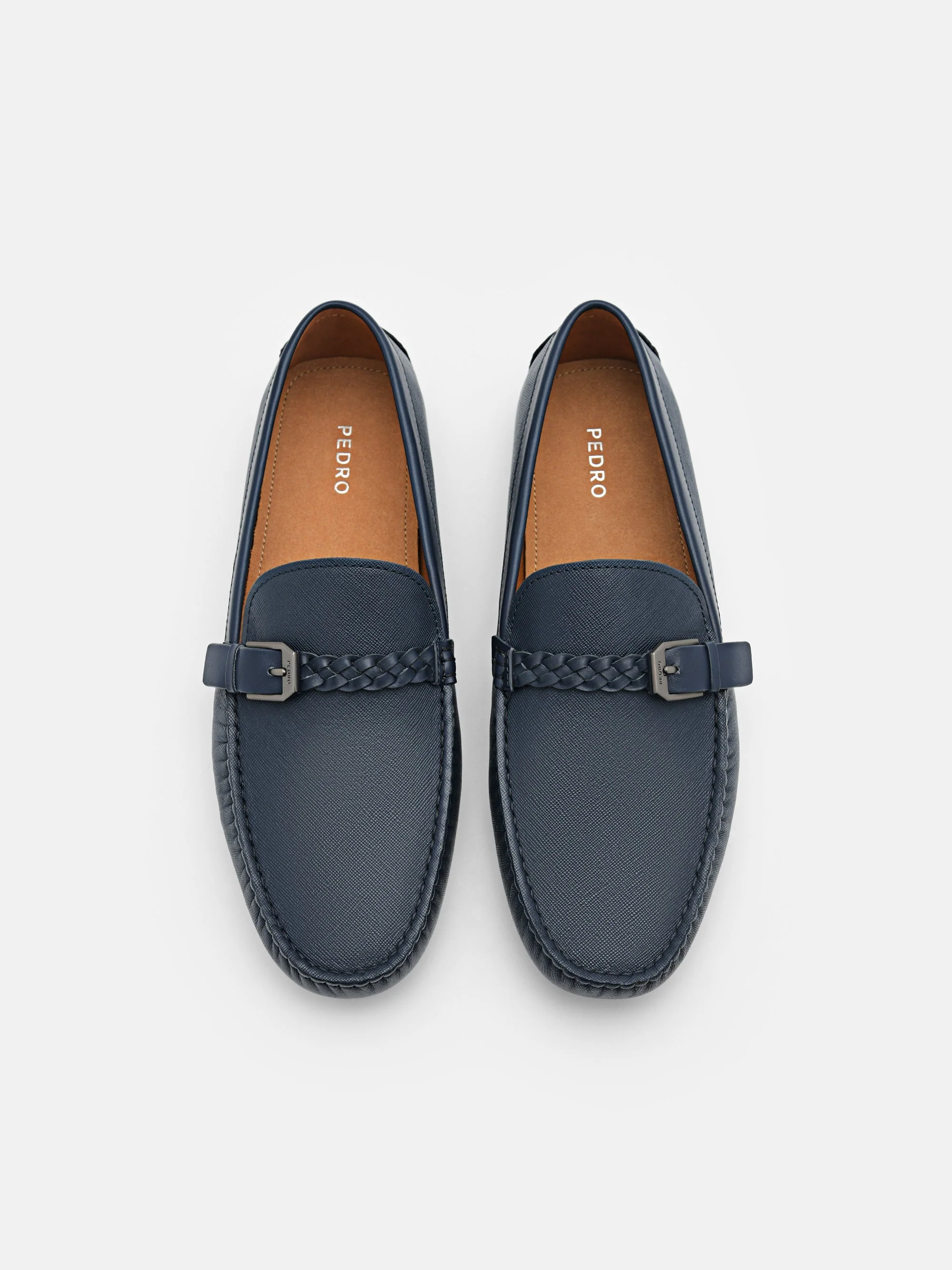 Saffiano Leather Driving Shoes - Image 4