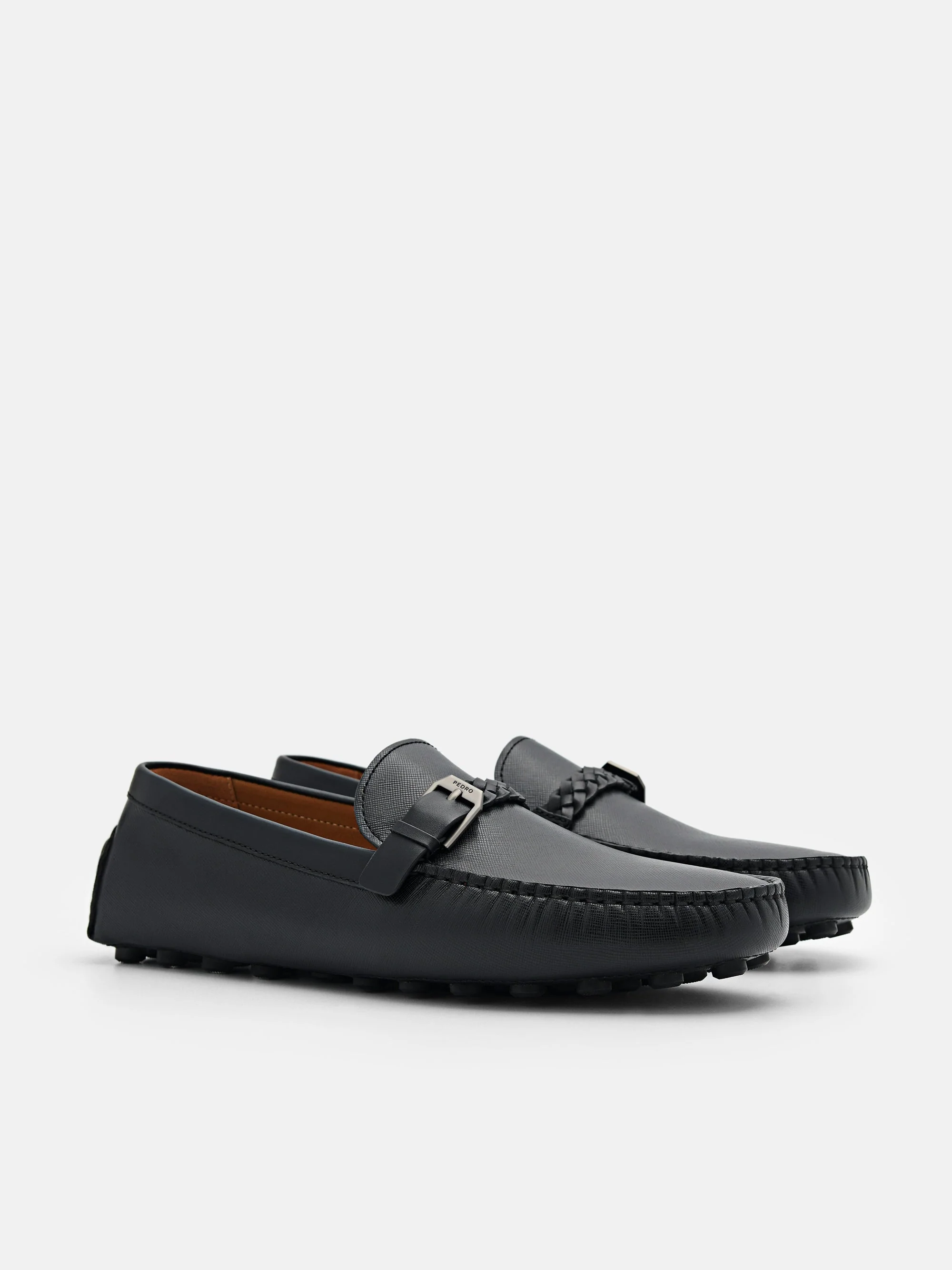 Saffiano Leather Driving Shoes - Image 9