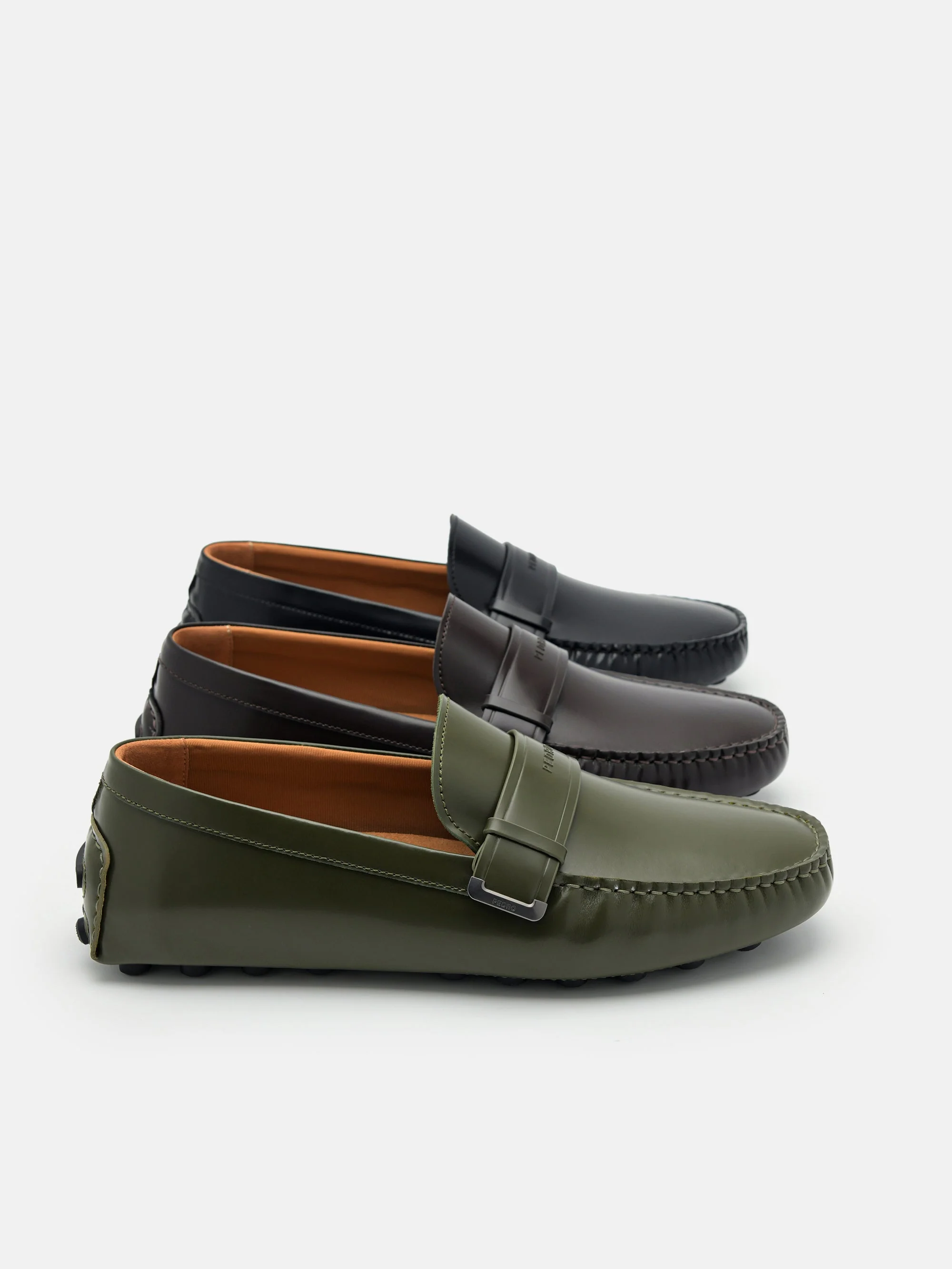 Leather Penny Driving Shoes - Image 11