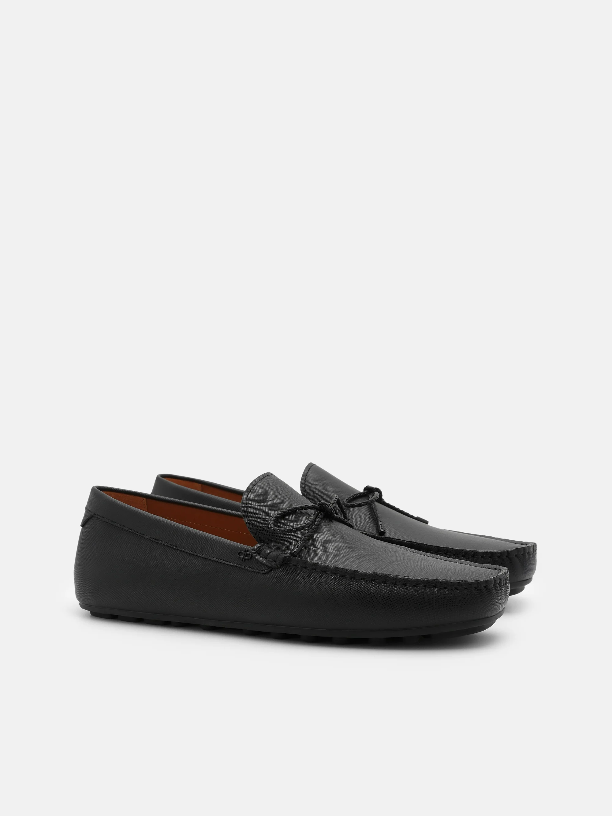 Leather Bow Driving Shoes - Image 2