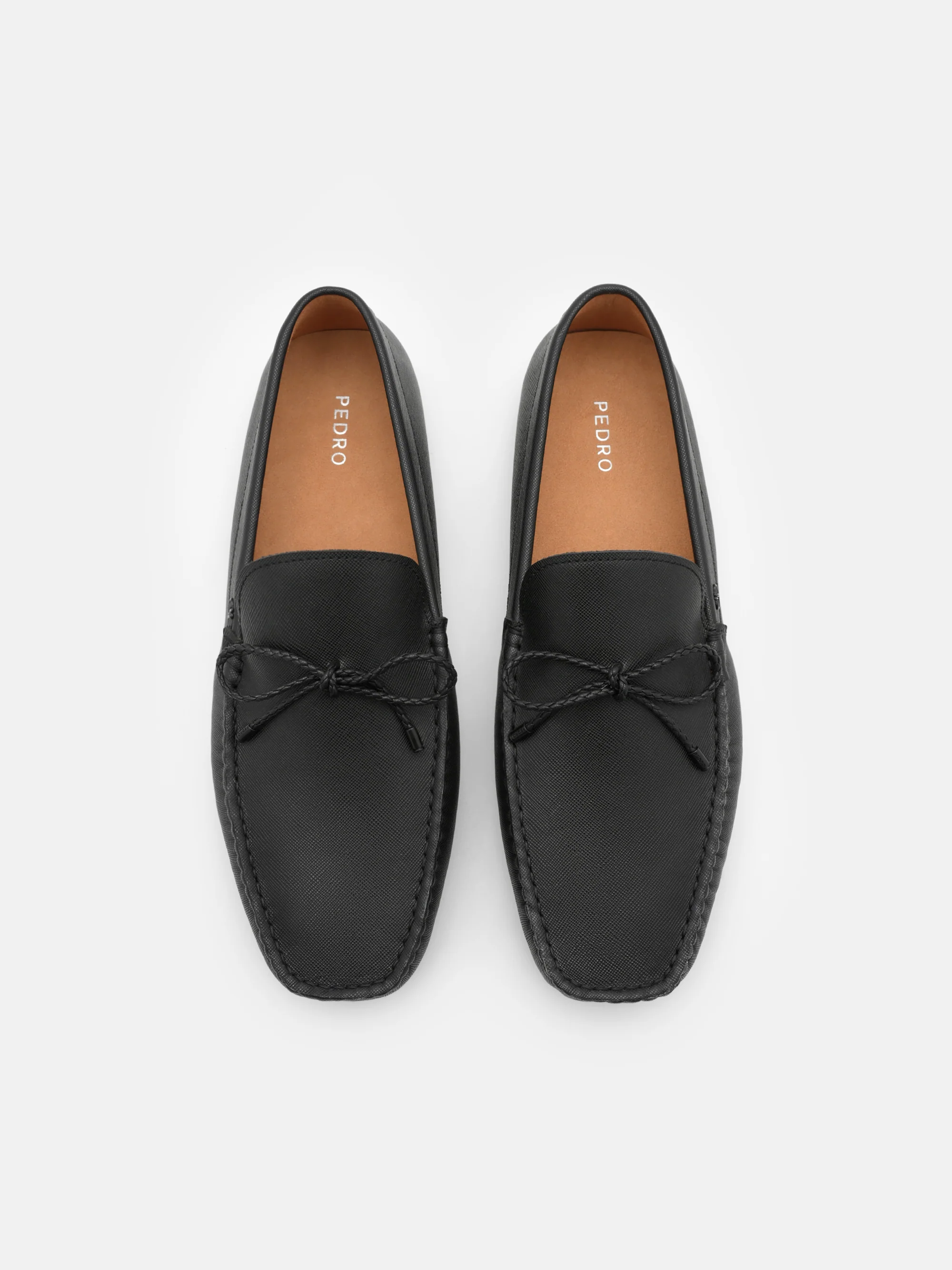 Leather Bow Driving Shoes - Image 3