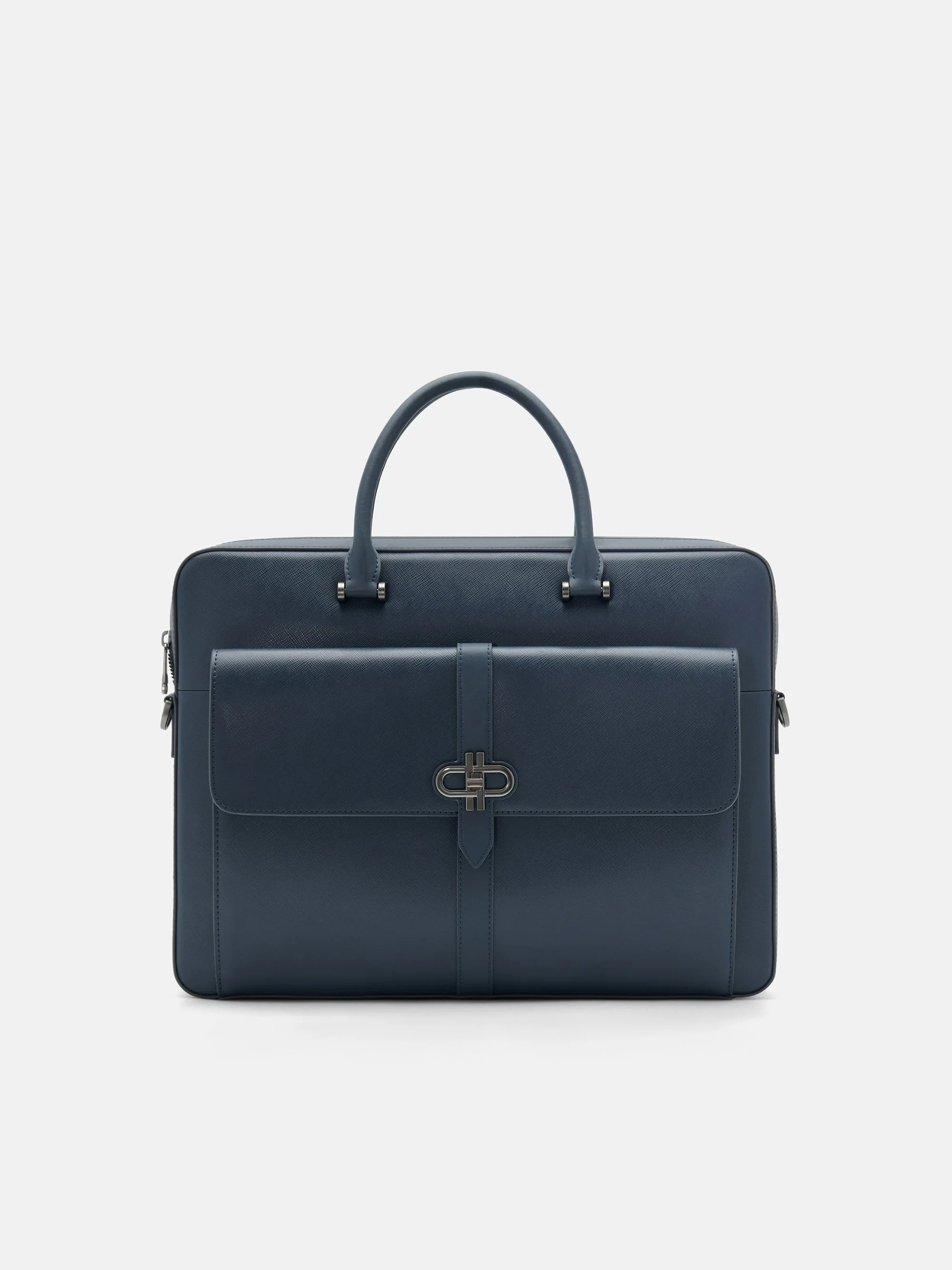 Saffiano Leather Briefcase