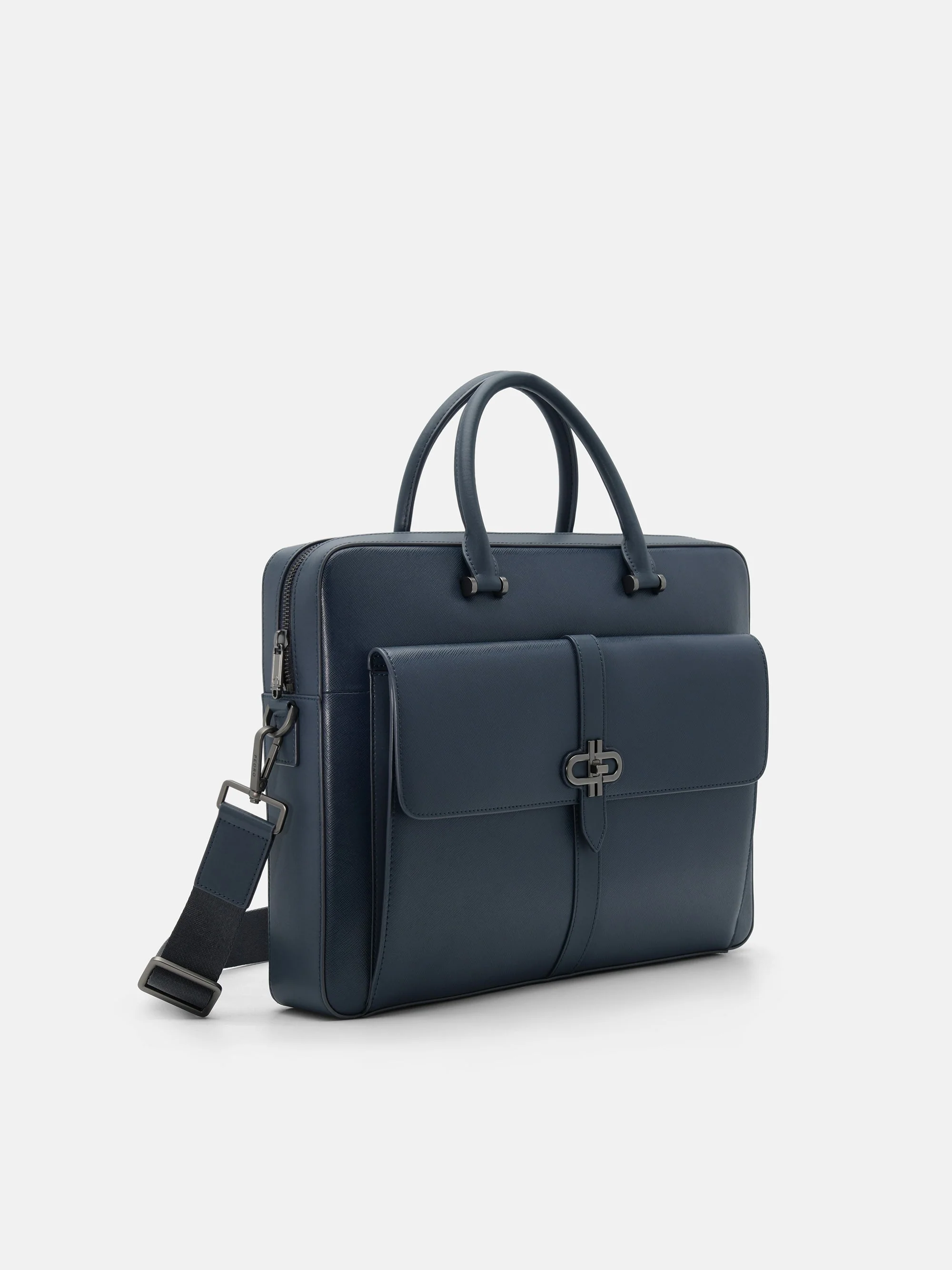 Saffiano Leather Briefcase - Image 2