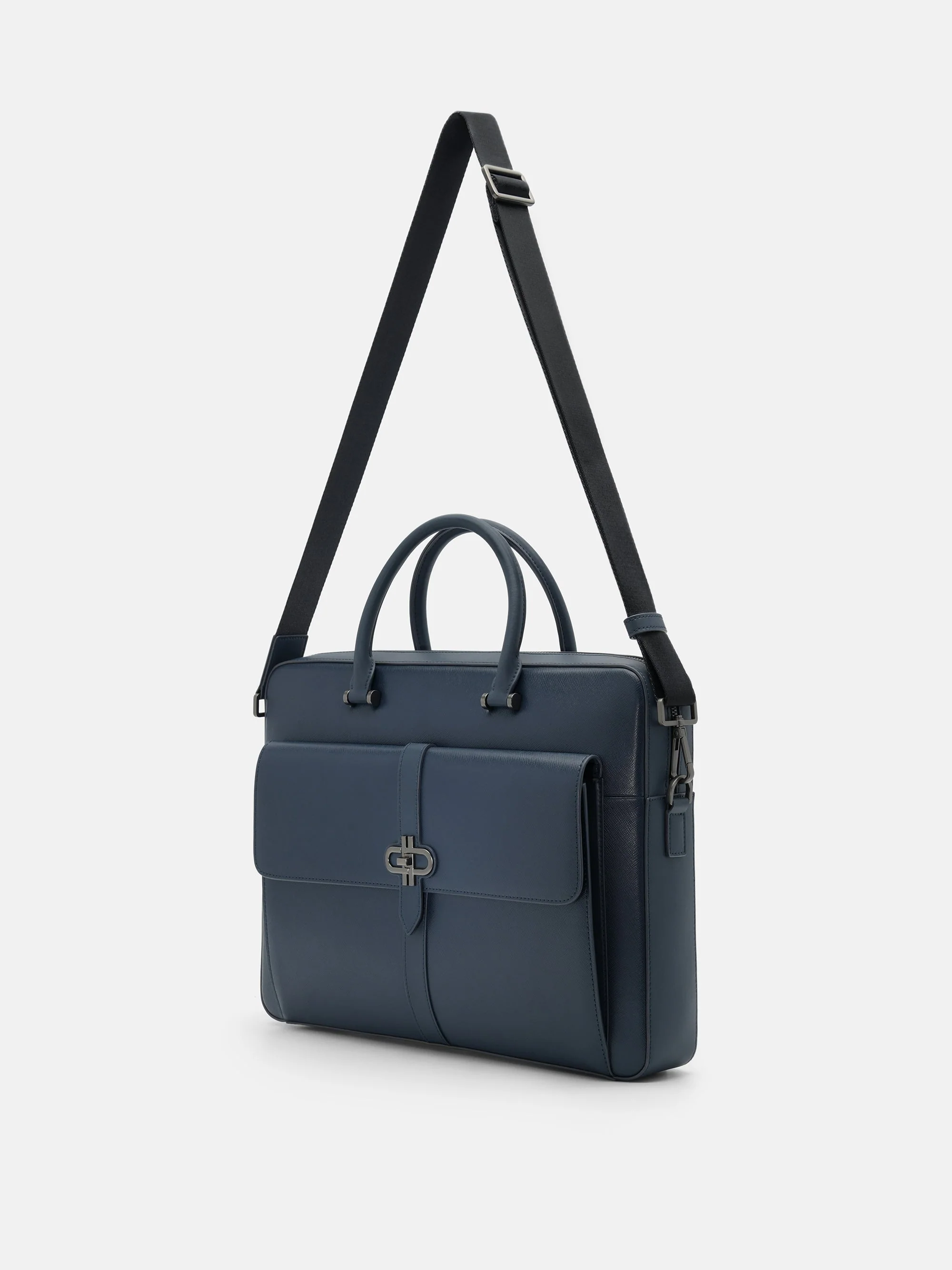 Saffiano Leather Briefcase - Image 4