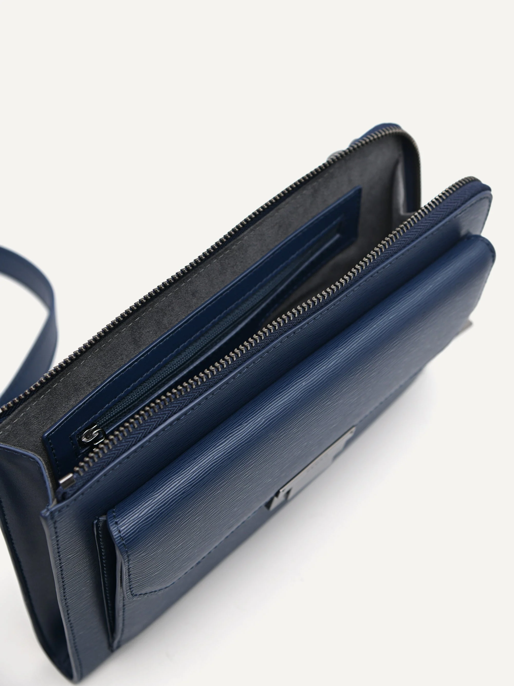 Small Leather Clutch Bag - Image 6