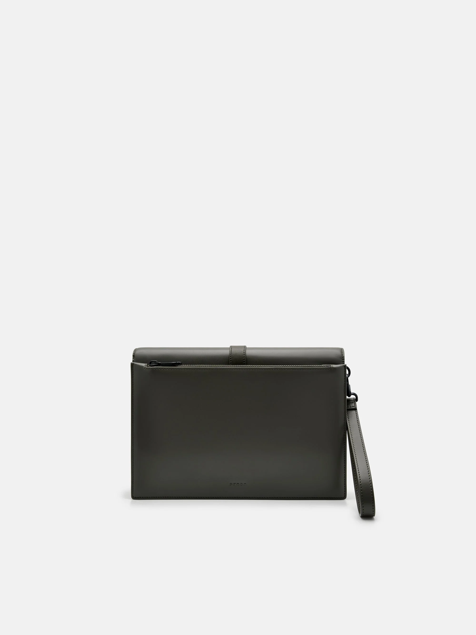 PEDRO Icon Leather Clutch Bag - Image 3