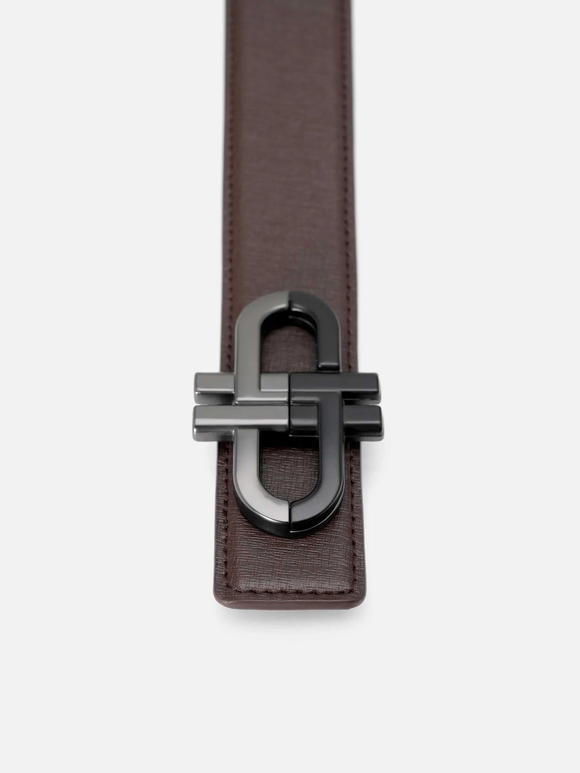 Leather Reversible Tang Belt - Image 3