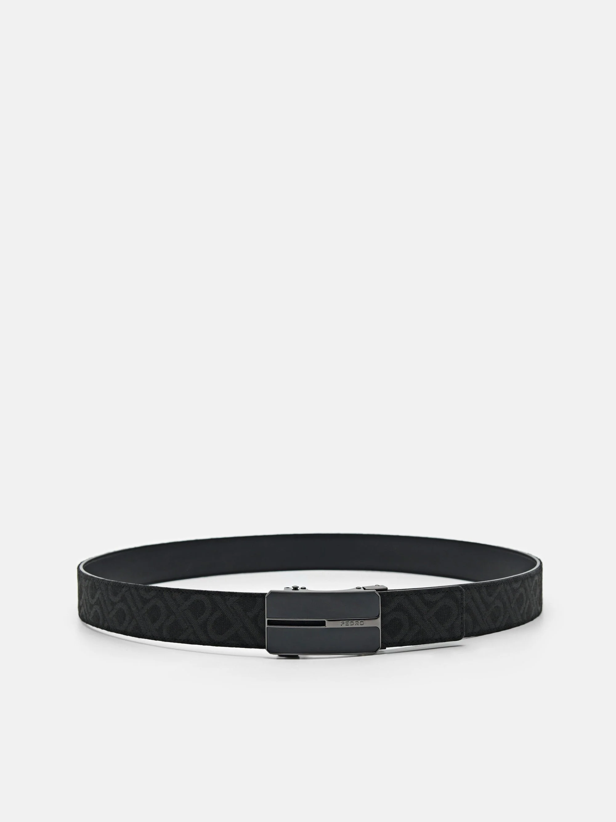 Embossed Leather Automatic Belt - Image 4