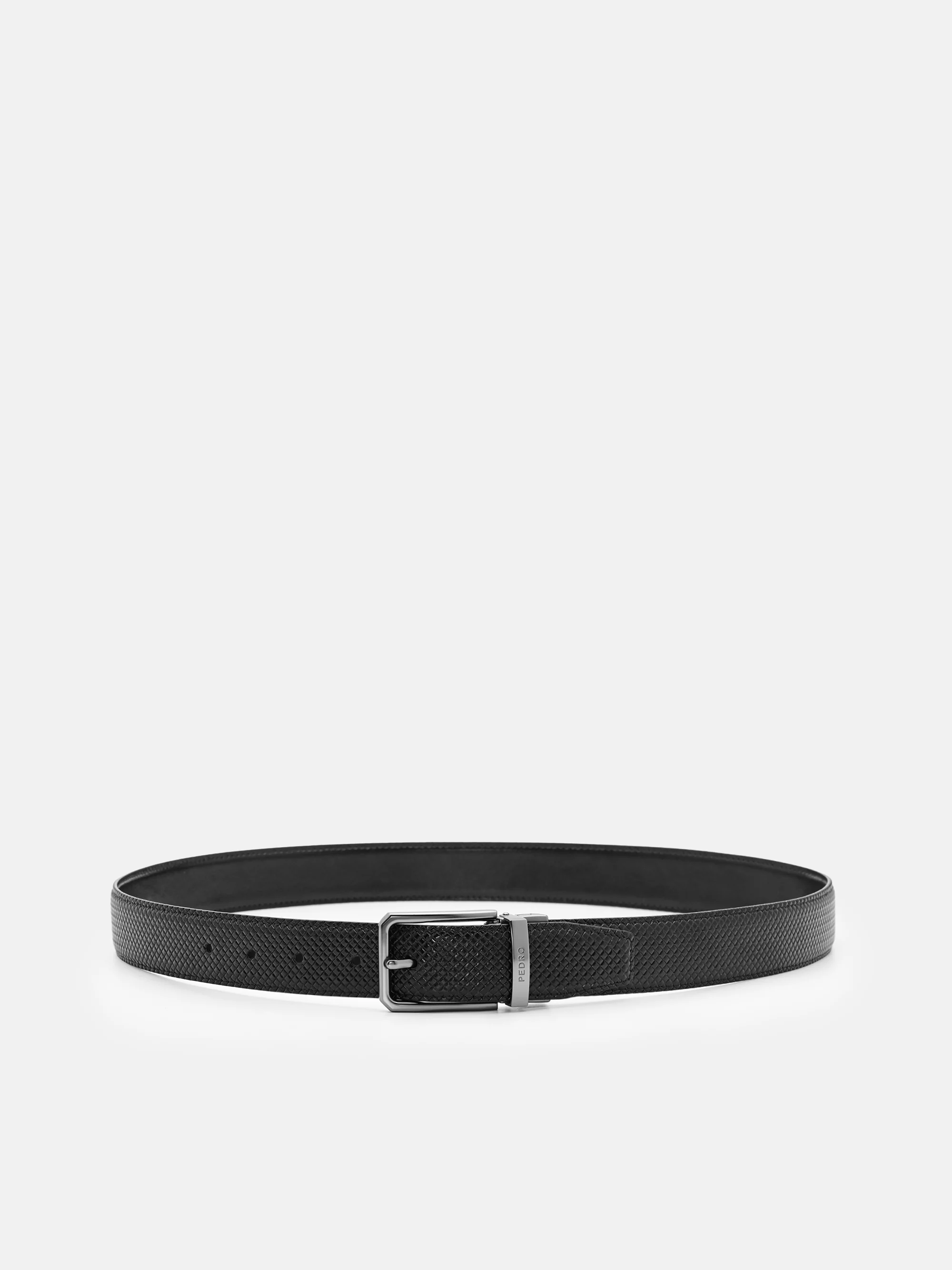 Leather Reversible Pin Belt - Image 2