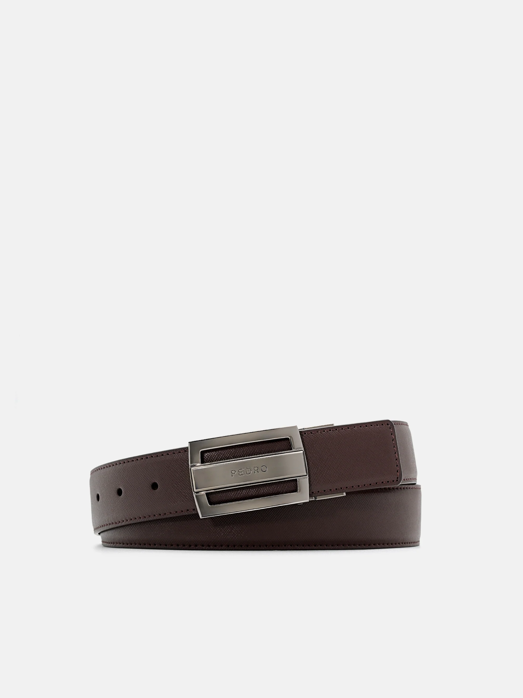Leather Reversible Tang Belt