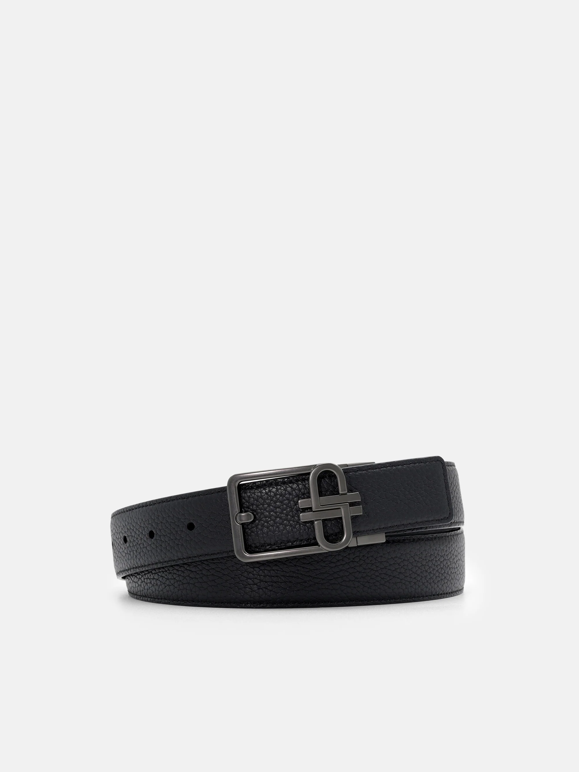 Leather Reversible Tang Belt