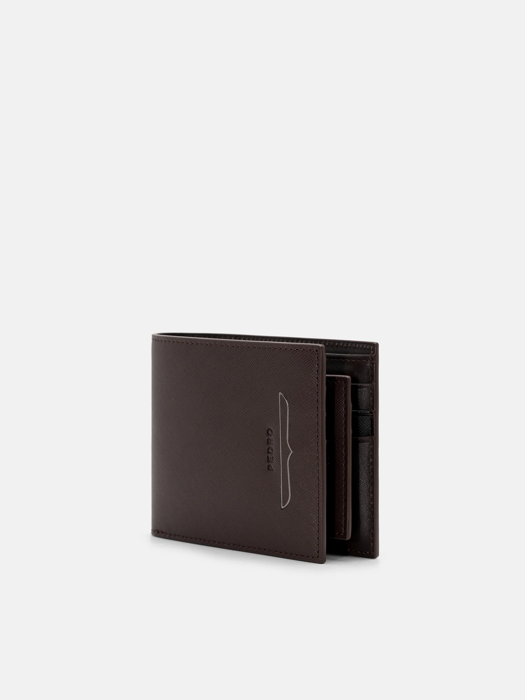 Saffiano Leather Bi-Fold Wallet with Insert - Image 2