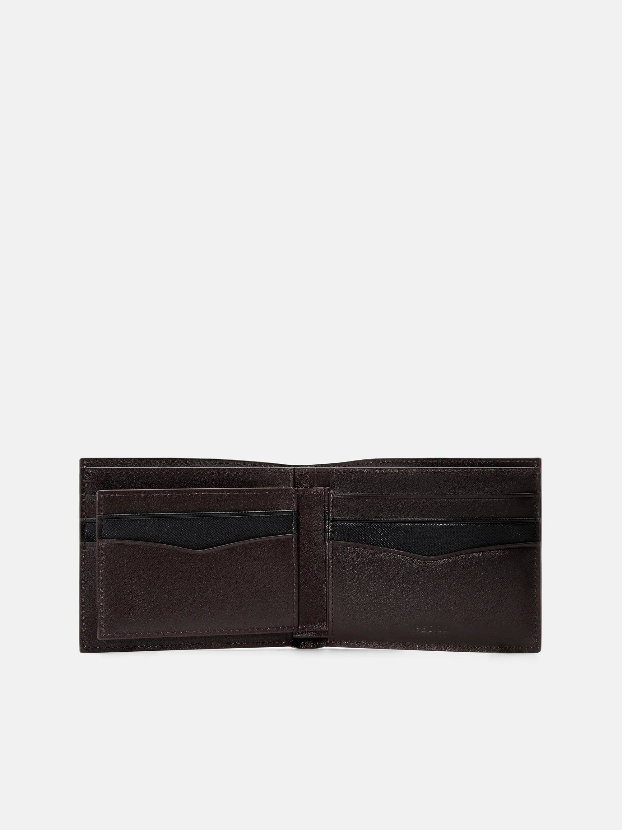 Saffiano Leather Bi-Fold Wallet with Insert - Image 4