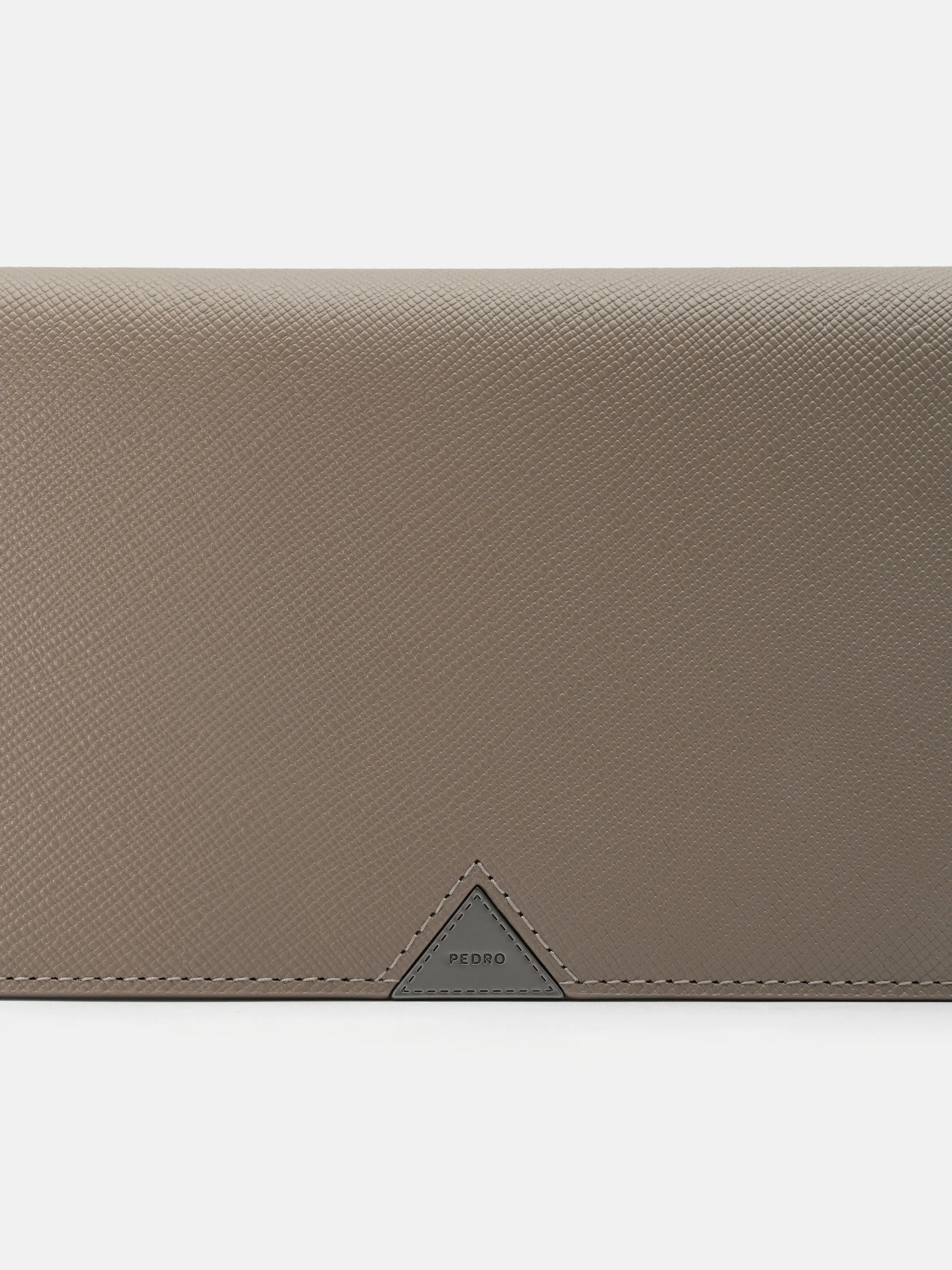 Saffiano Leather Bi-Fold Flip Wallet - Image 3