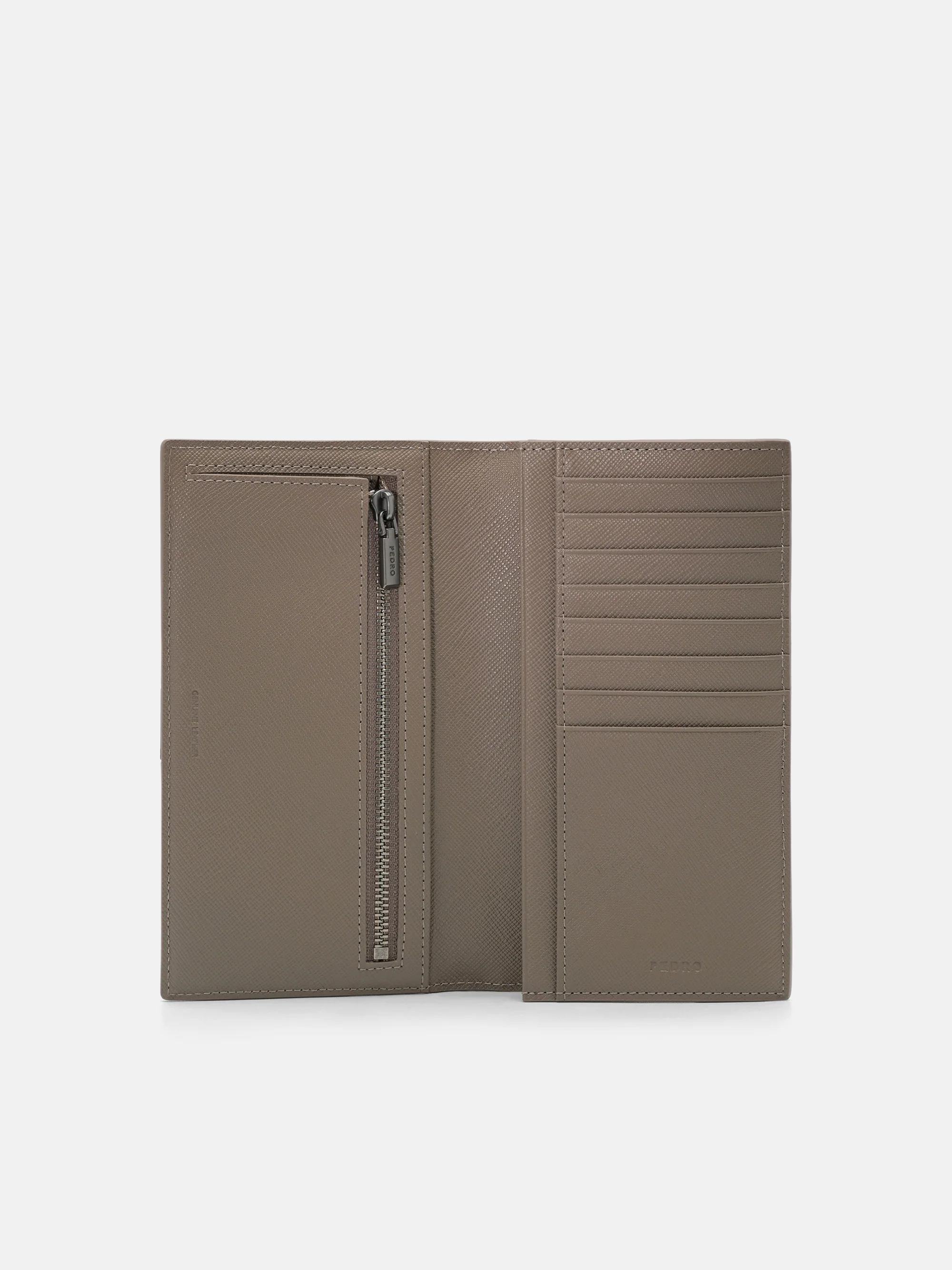 Saffiano Leather Bi-Fold Flip Wallet - Image 4