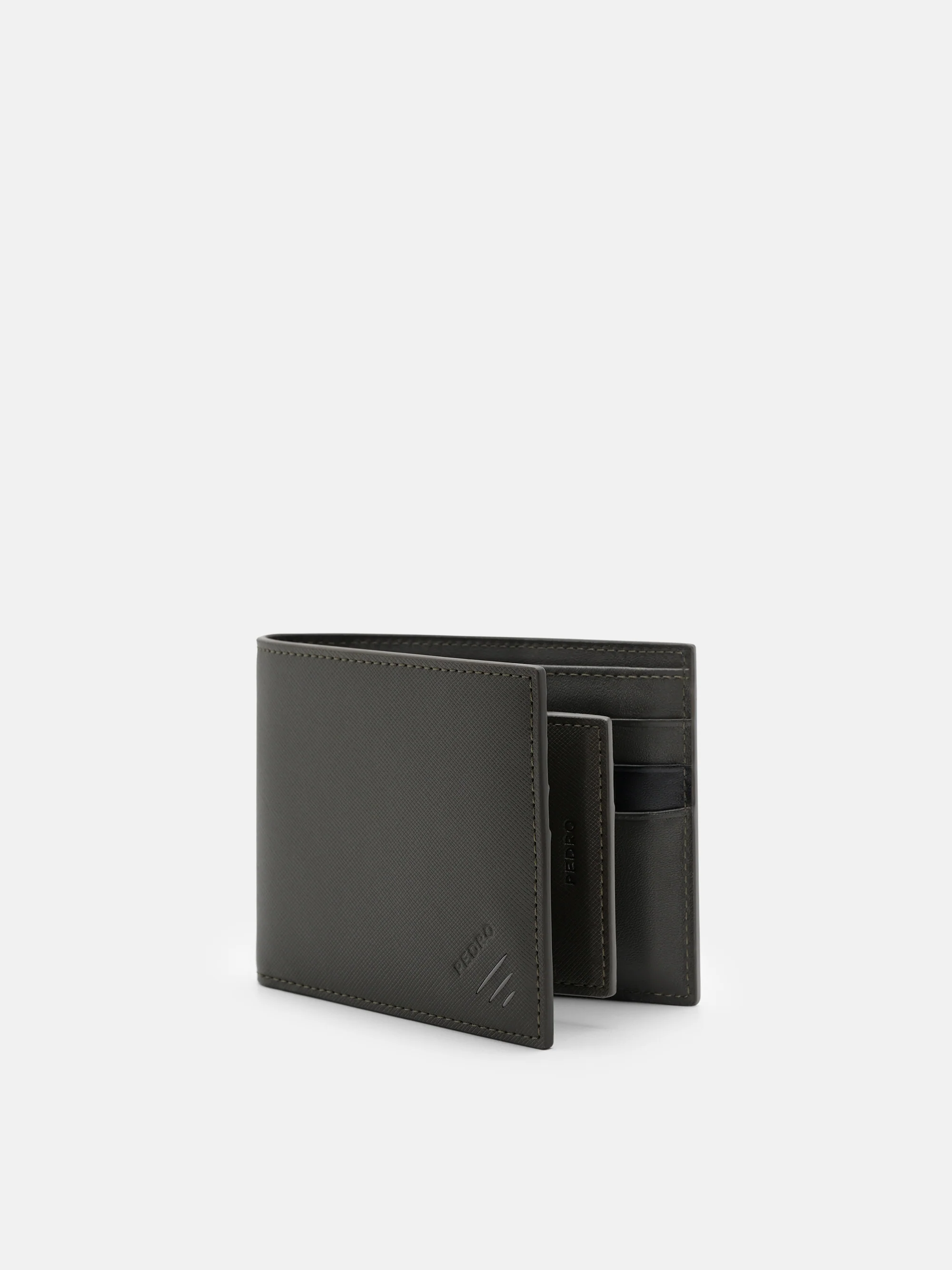 Leather Bi-Fold Wallet with Insert - Image 2