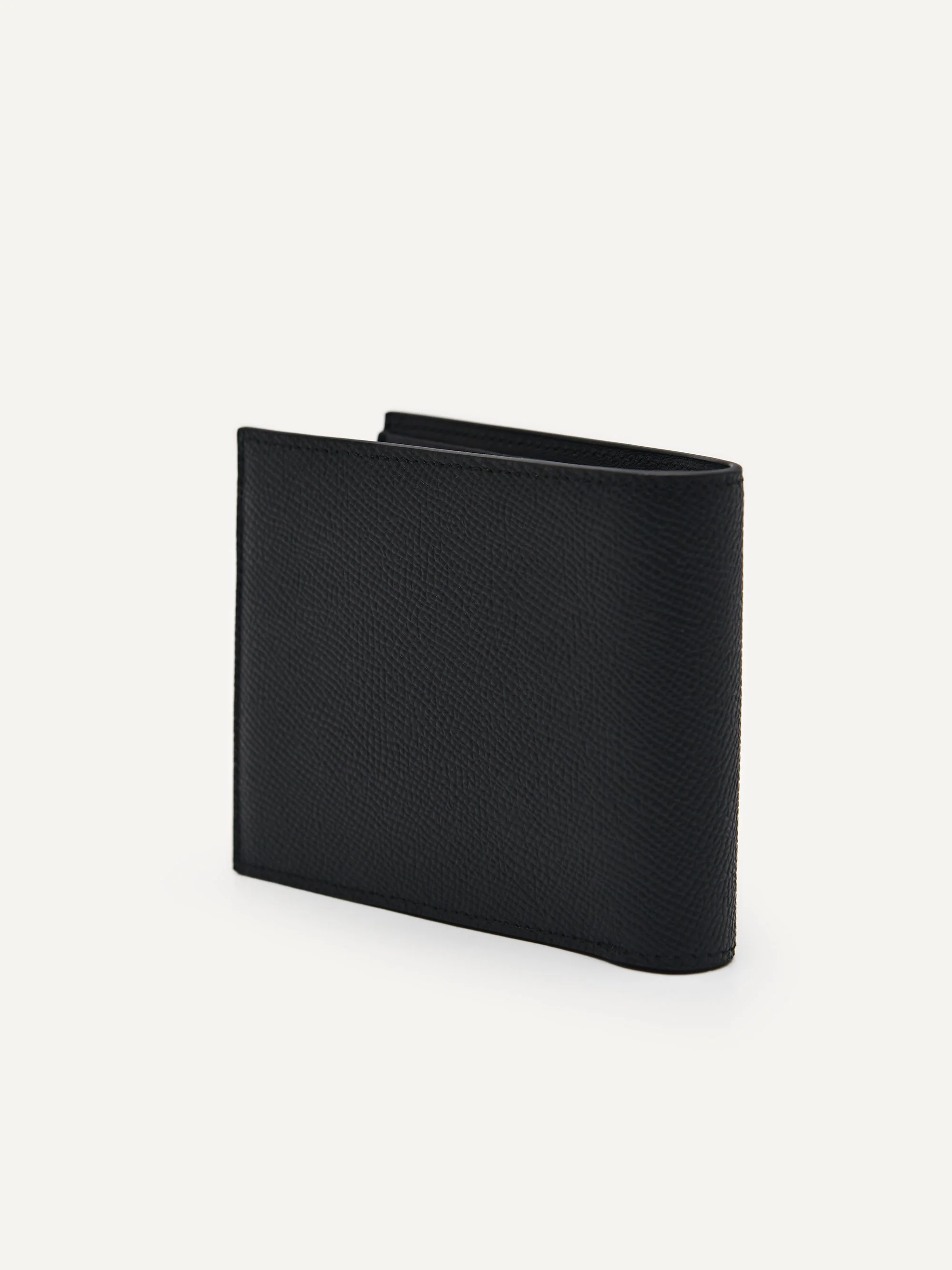Embossed Leather Bi-Fold Wallet with Insert - Image 3