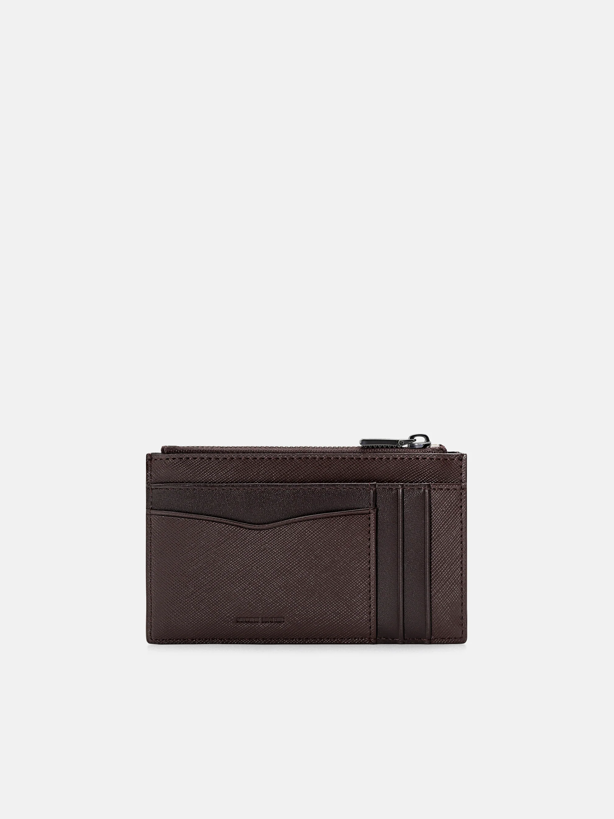 Saffiano Leather Zipped Card Holder - Image 7