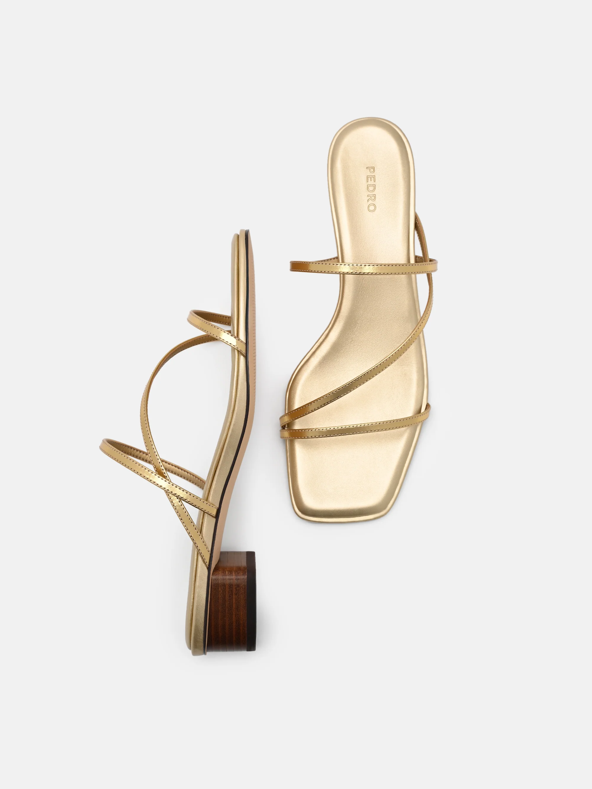 Erna Leather Heel Sandals - Image 11