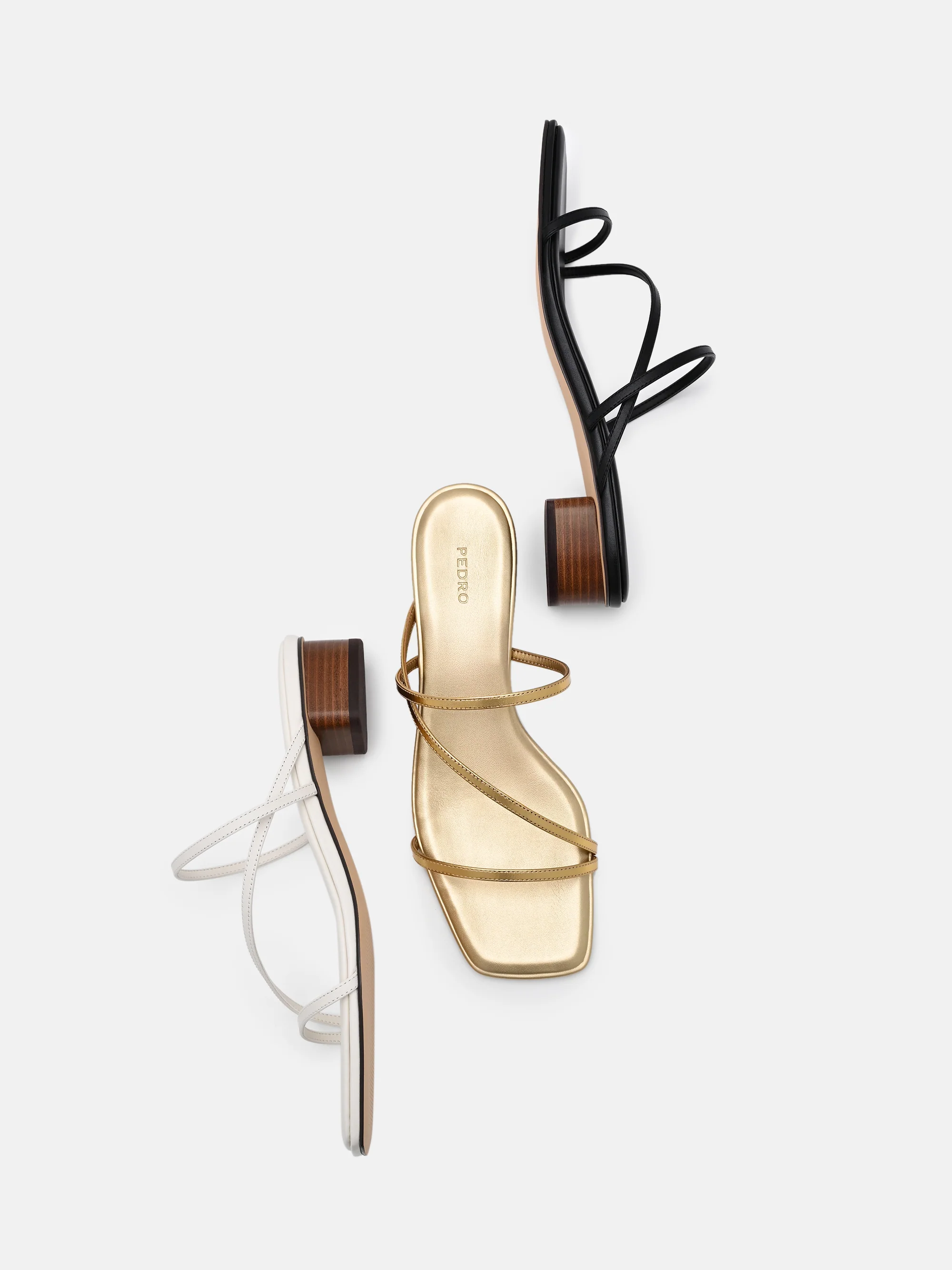 Erna Leather Heel Sandals - Image 12