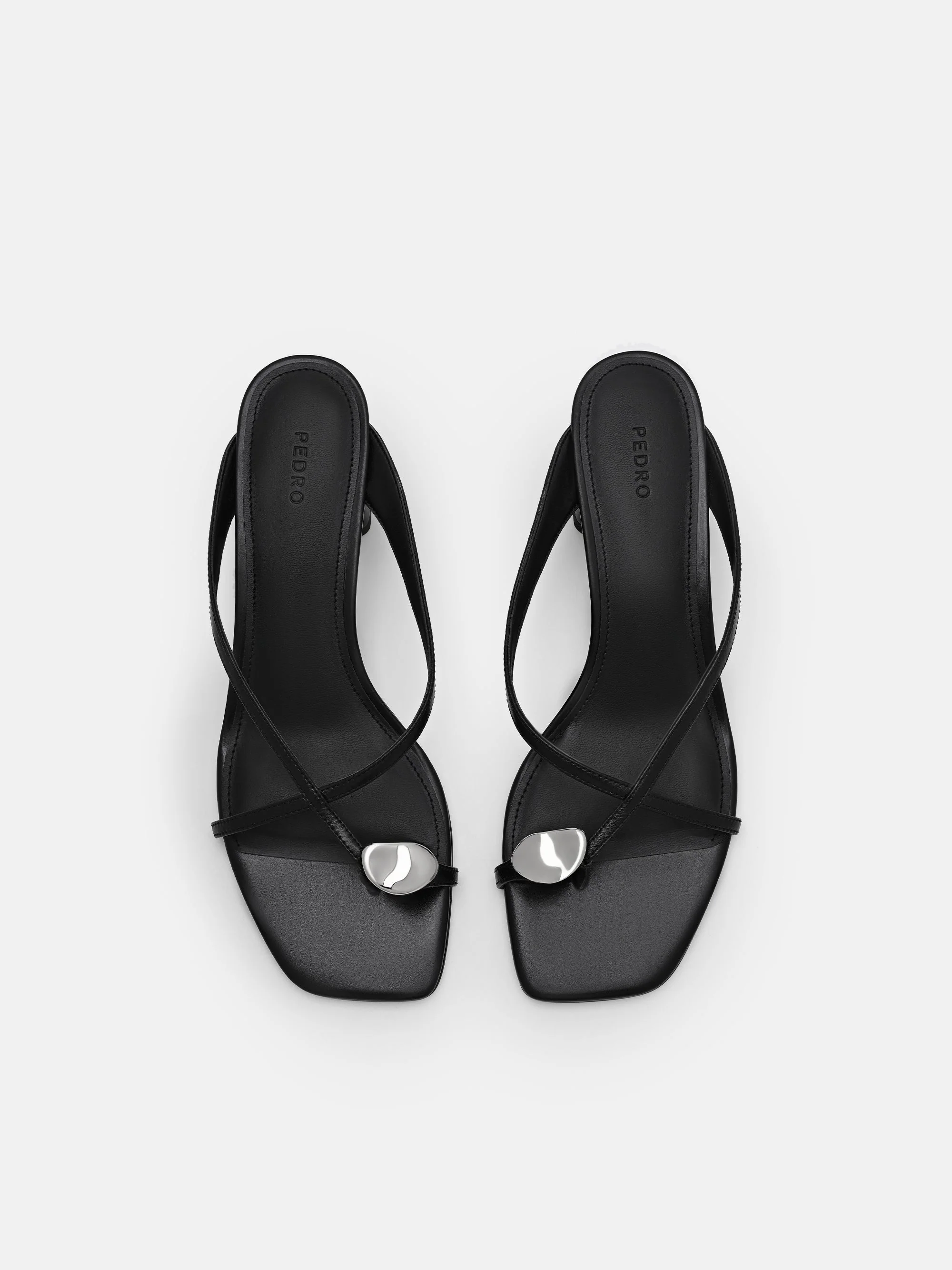 Alexis Leather Block Heel Sandals - Image 3