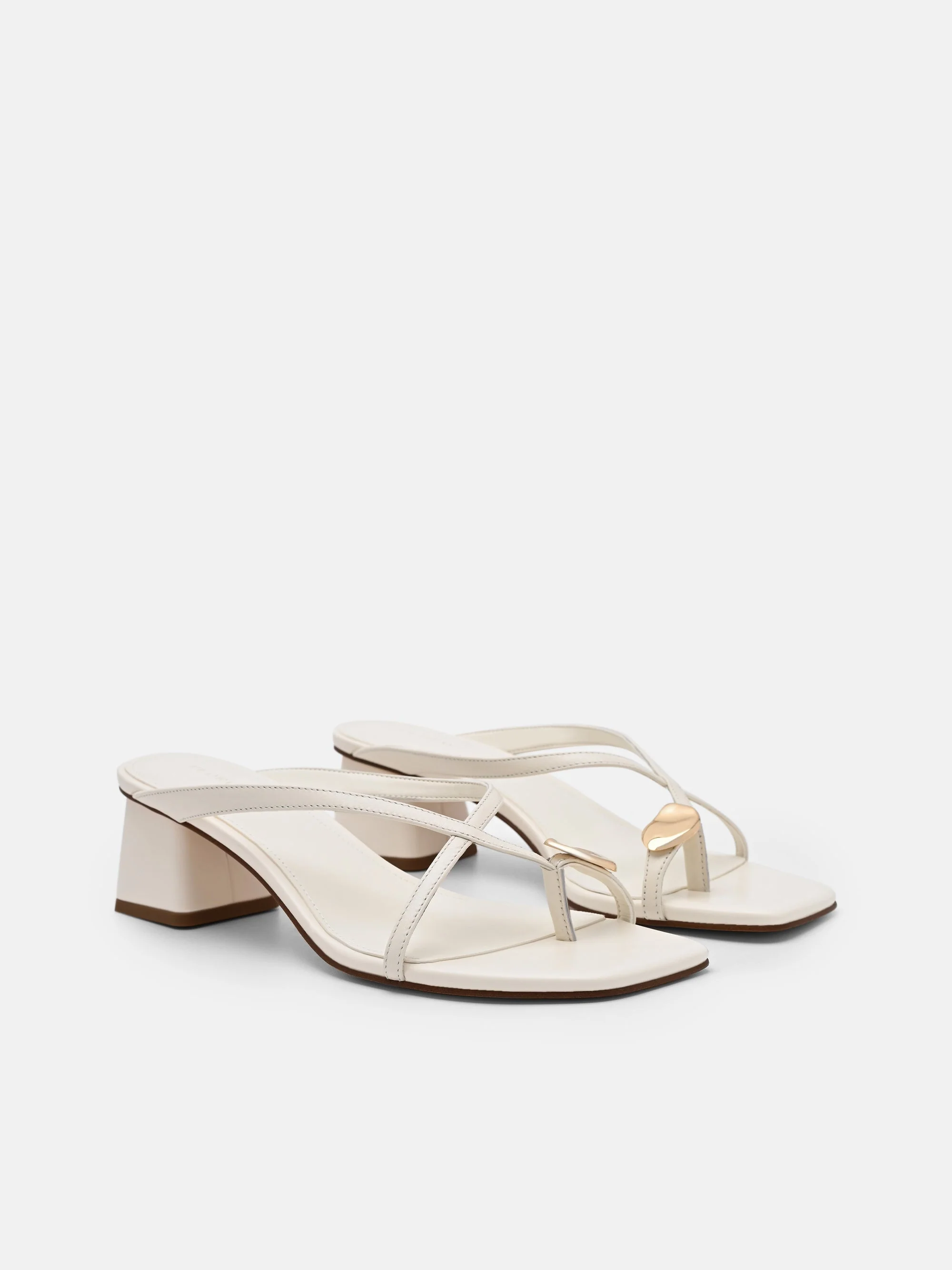 Alexis Leather Block Heel Sandals - Image 7