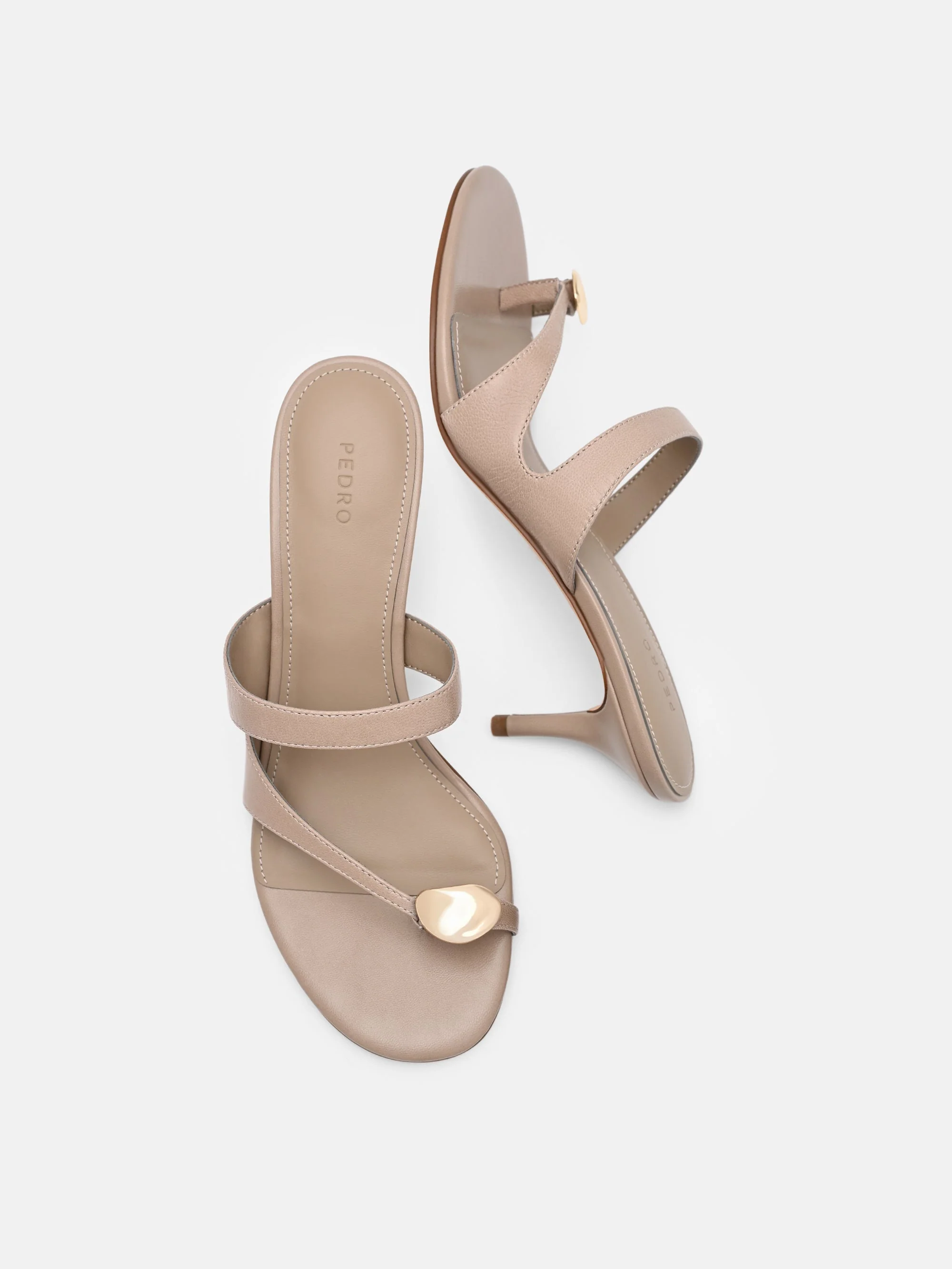 Alexis Leather Stiletto Heel Sandals - Image 5