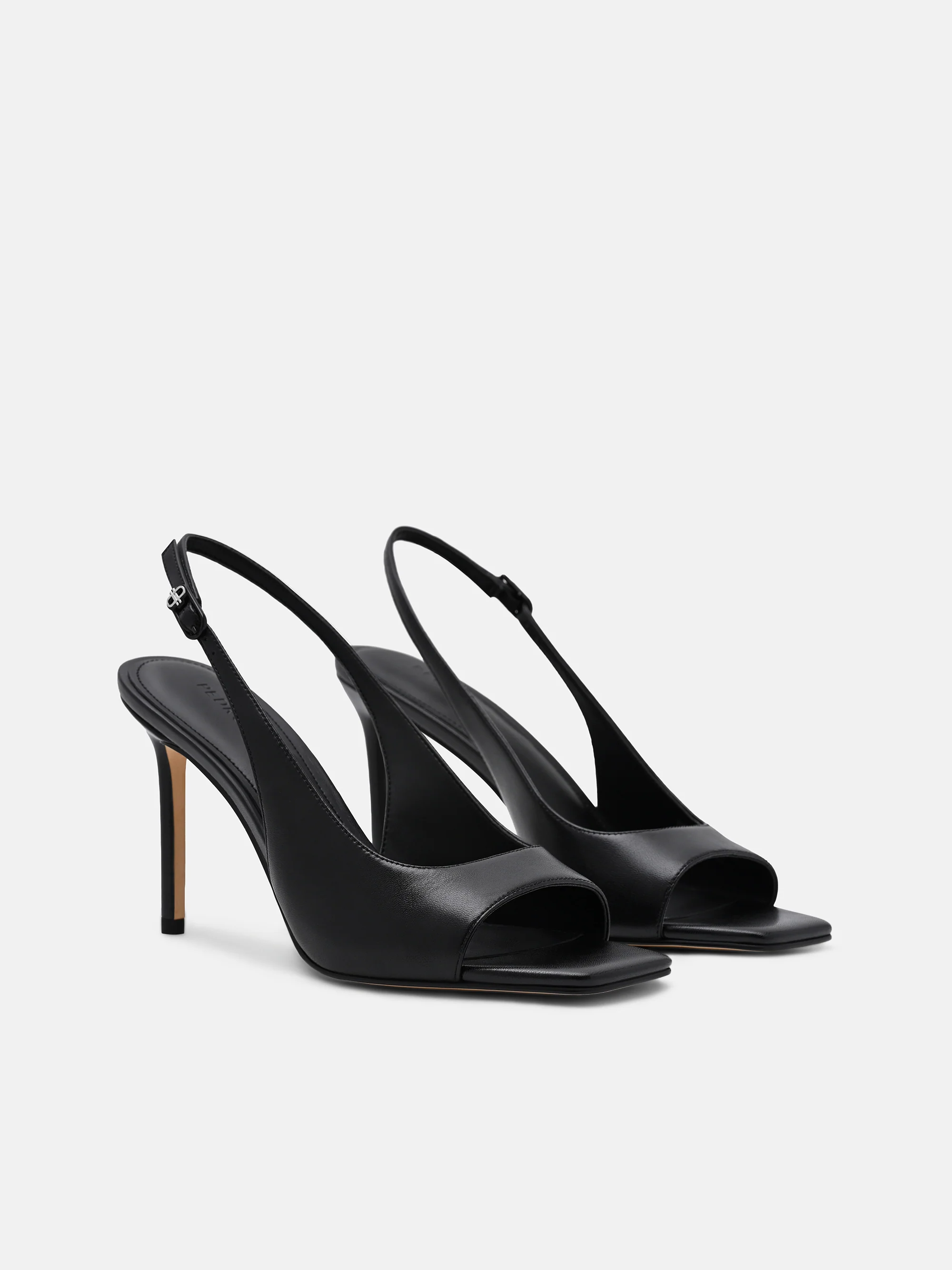 Marina Leather Heel Sandals - Image 12