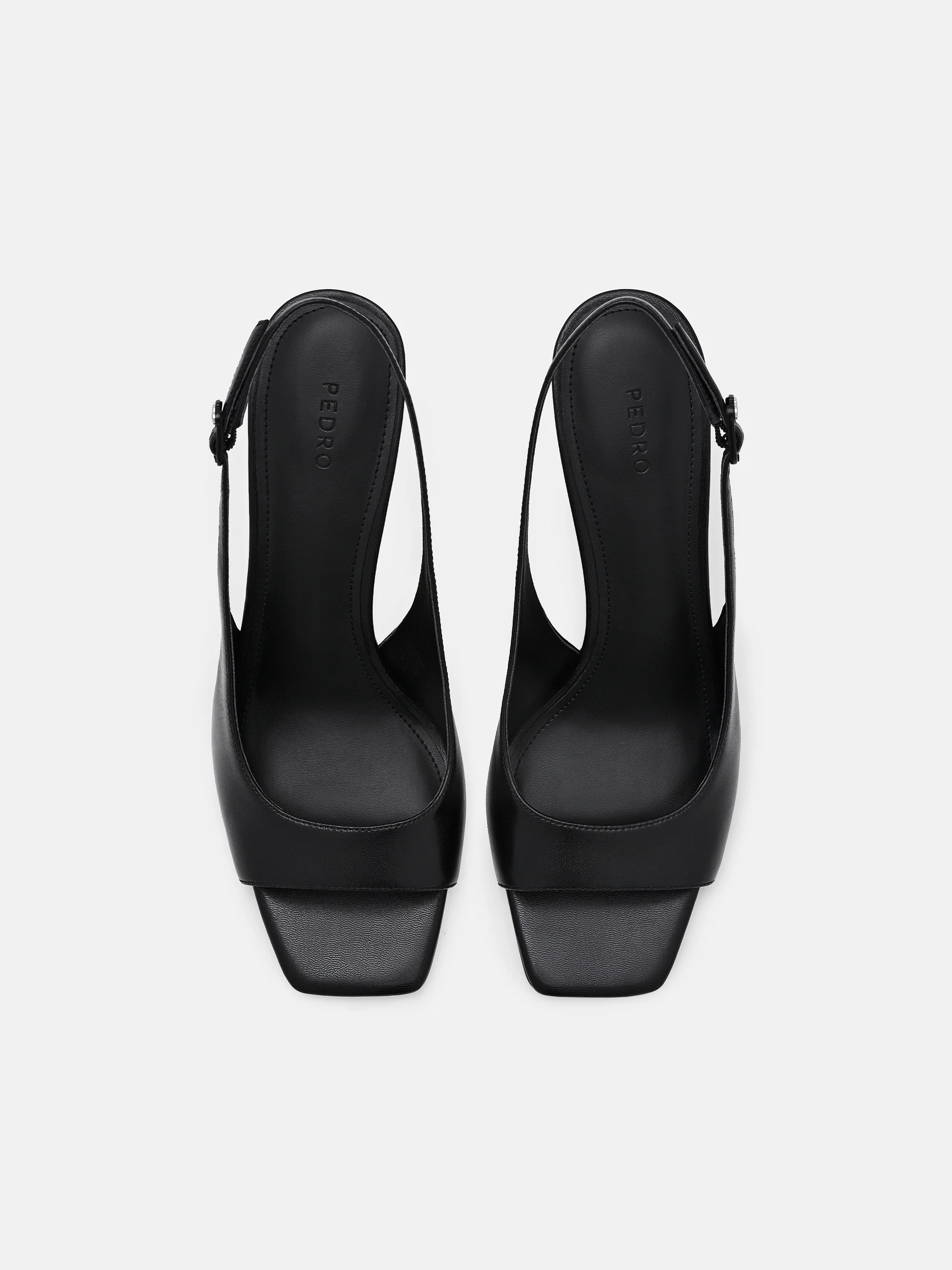 Marina Leather Heel Sandals - Image 13