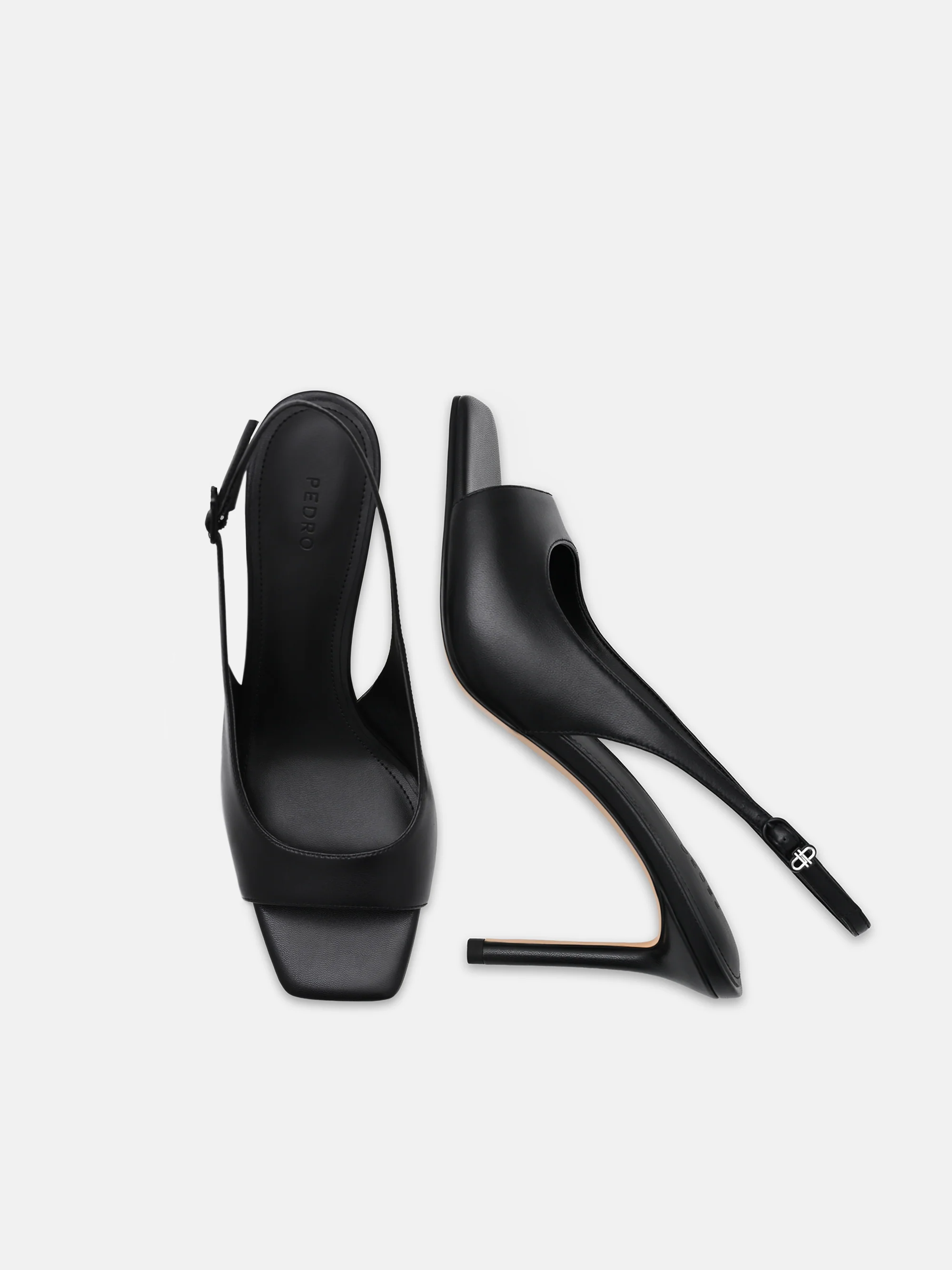 Marina Leather Heel Sandals - Image 15