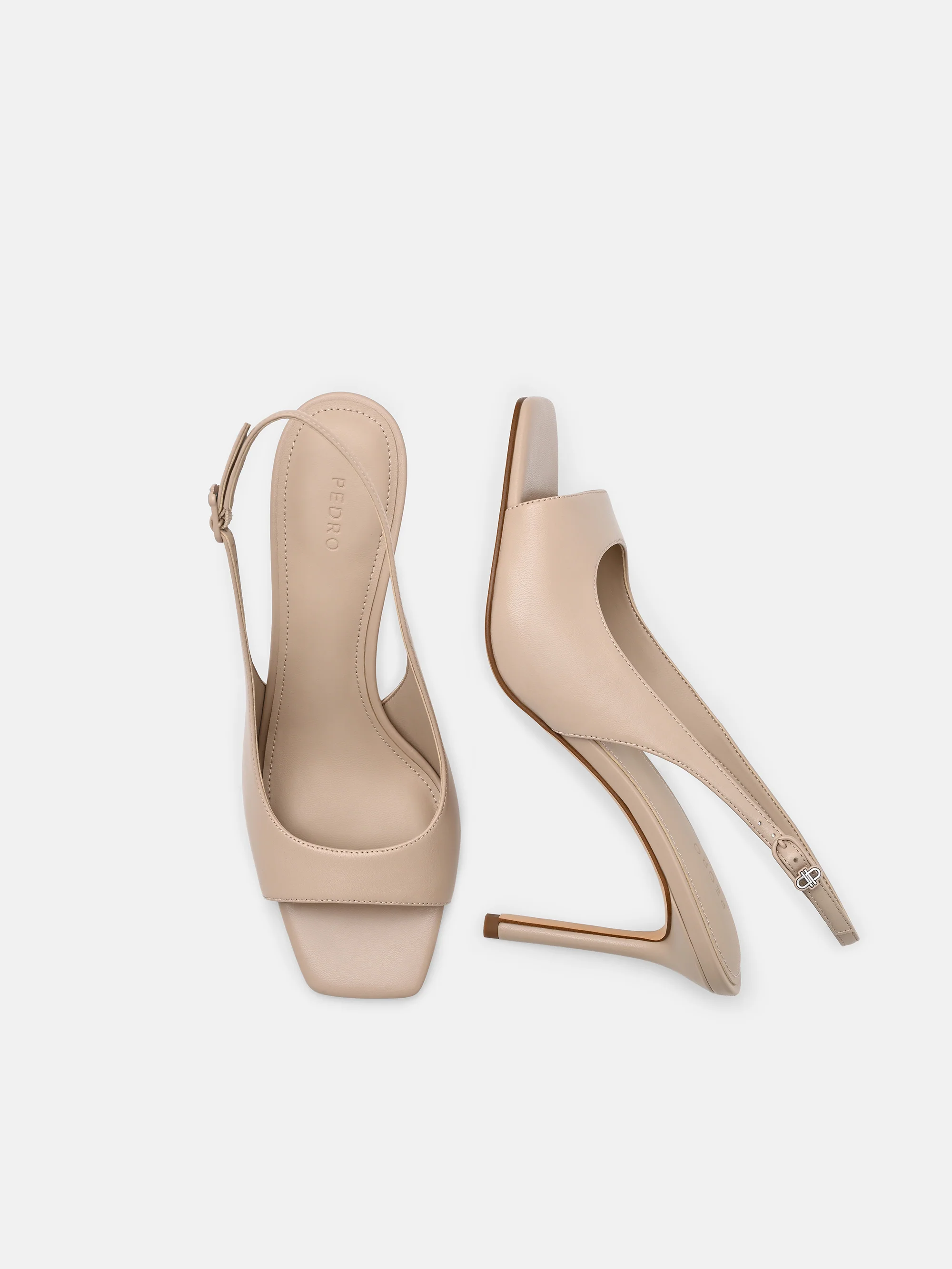 Marina Leather Heel Sandals - Image 5