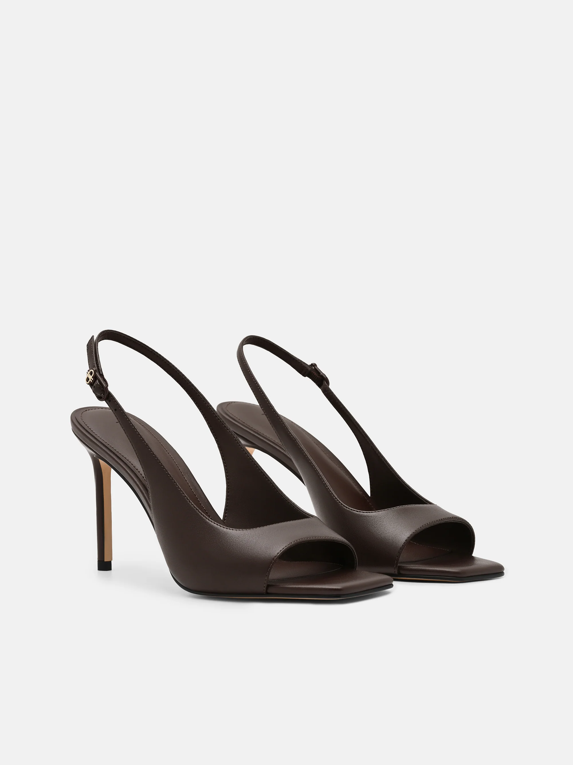 Marina Leather Heel Sandals - Image 7