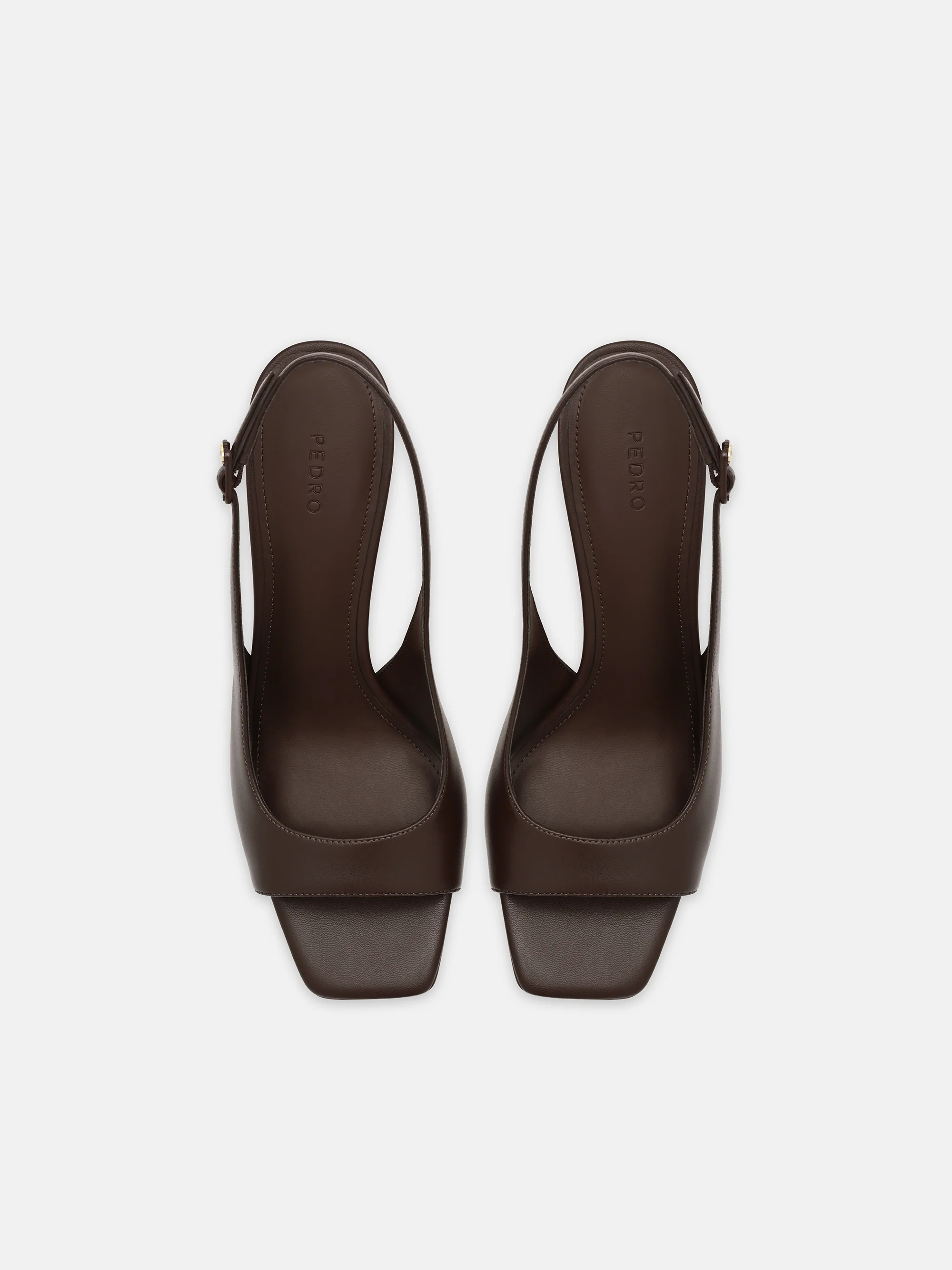 Marina Leather Heel Sandals - Image 8