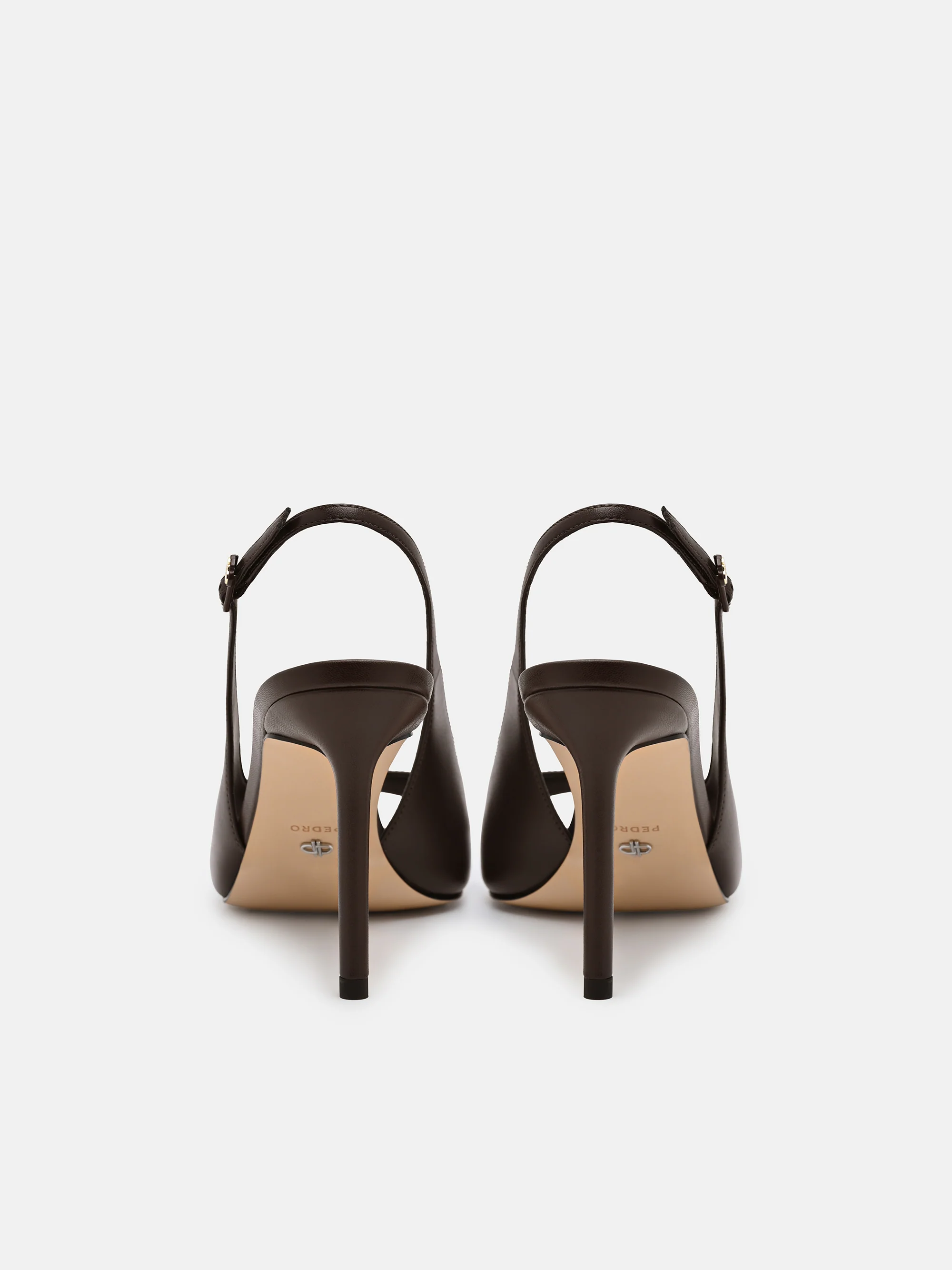 Marina Leather Heel Sandals - Image 9