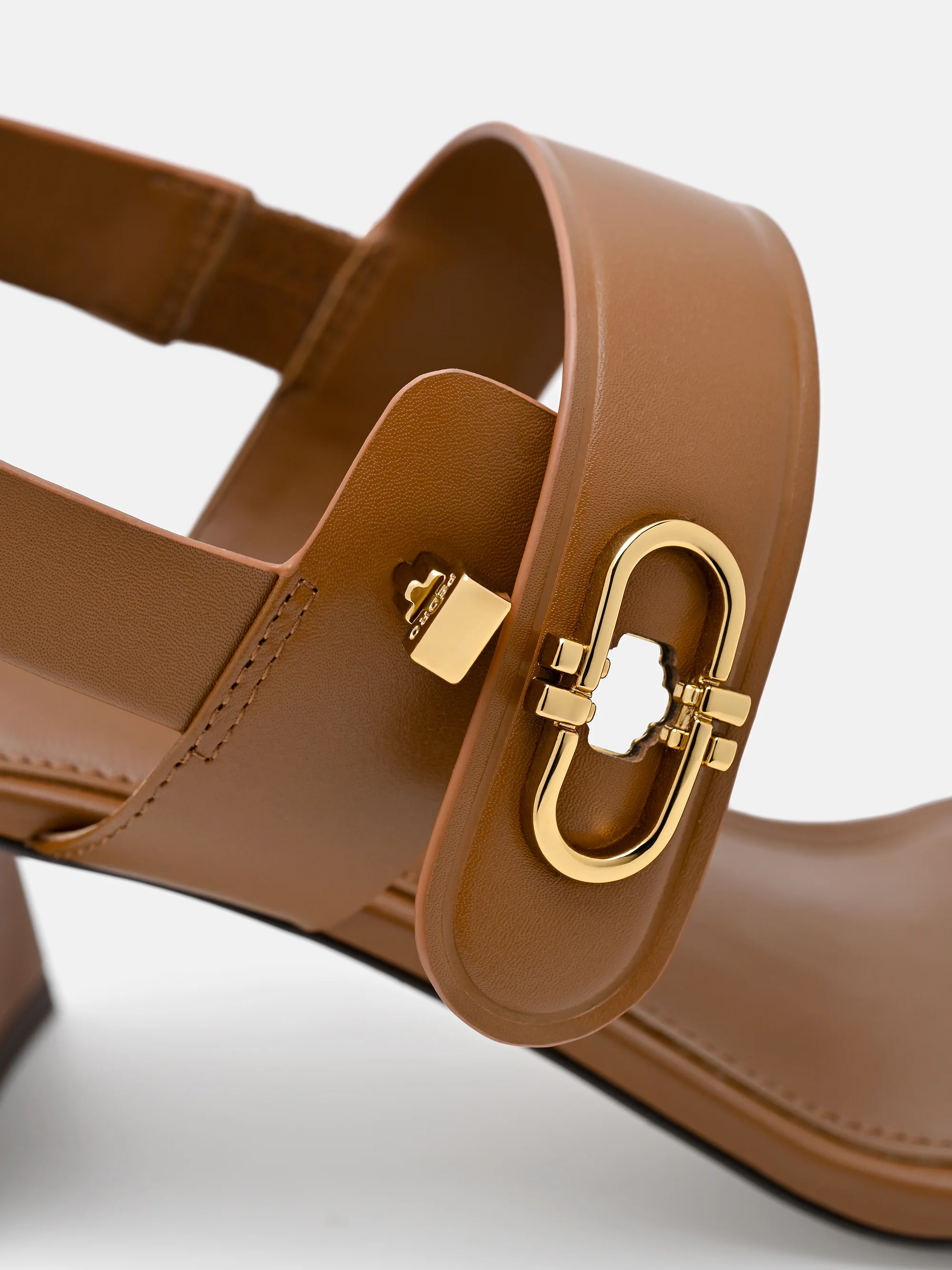 Sienna Leather Heel Sandals - Image 10