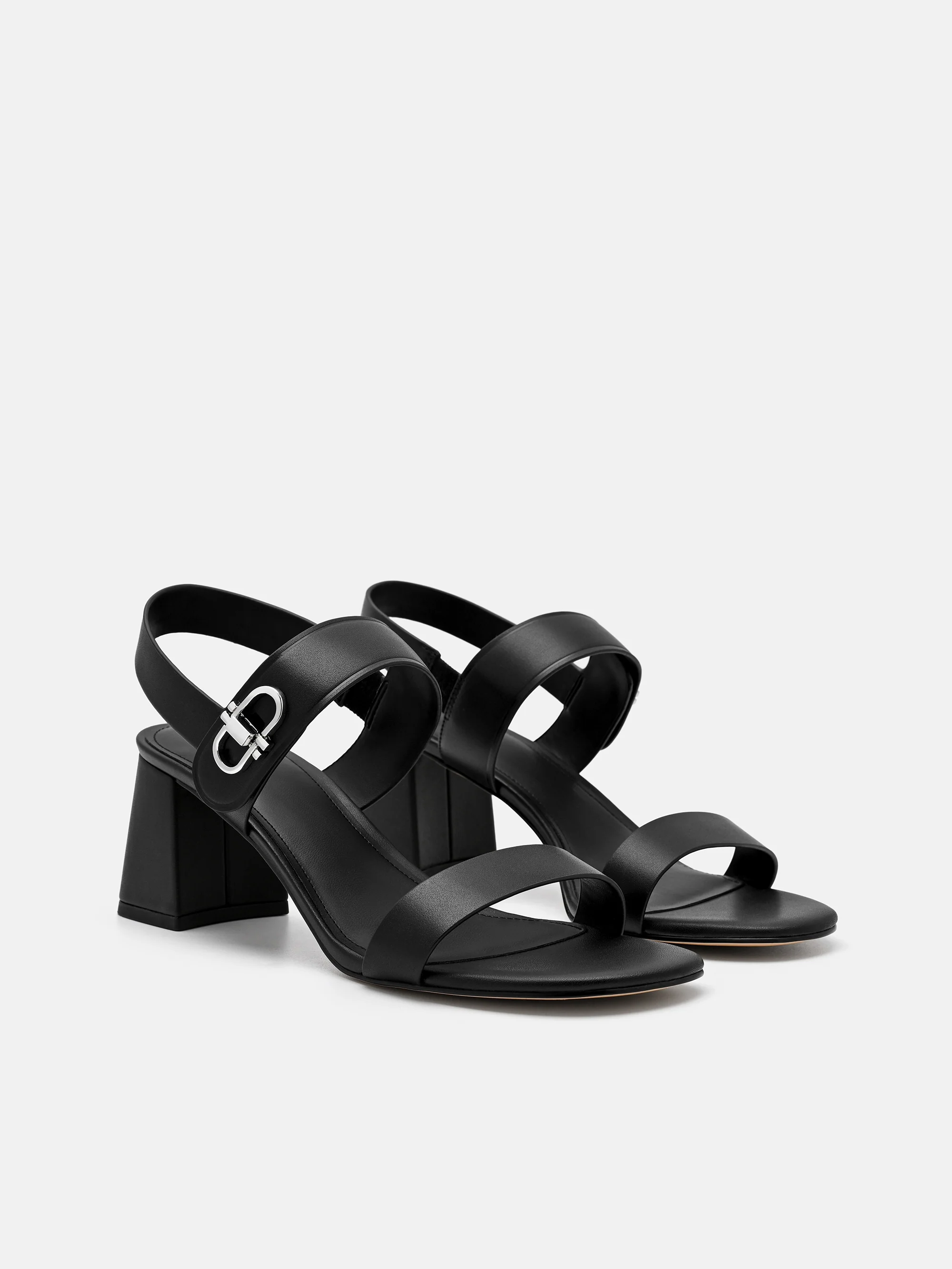 Sienna Leather Heel Sandals - Image 12