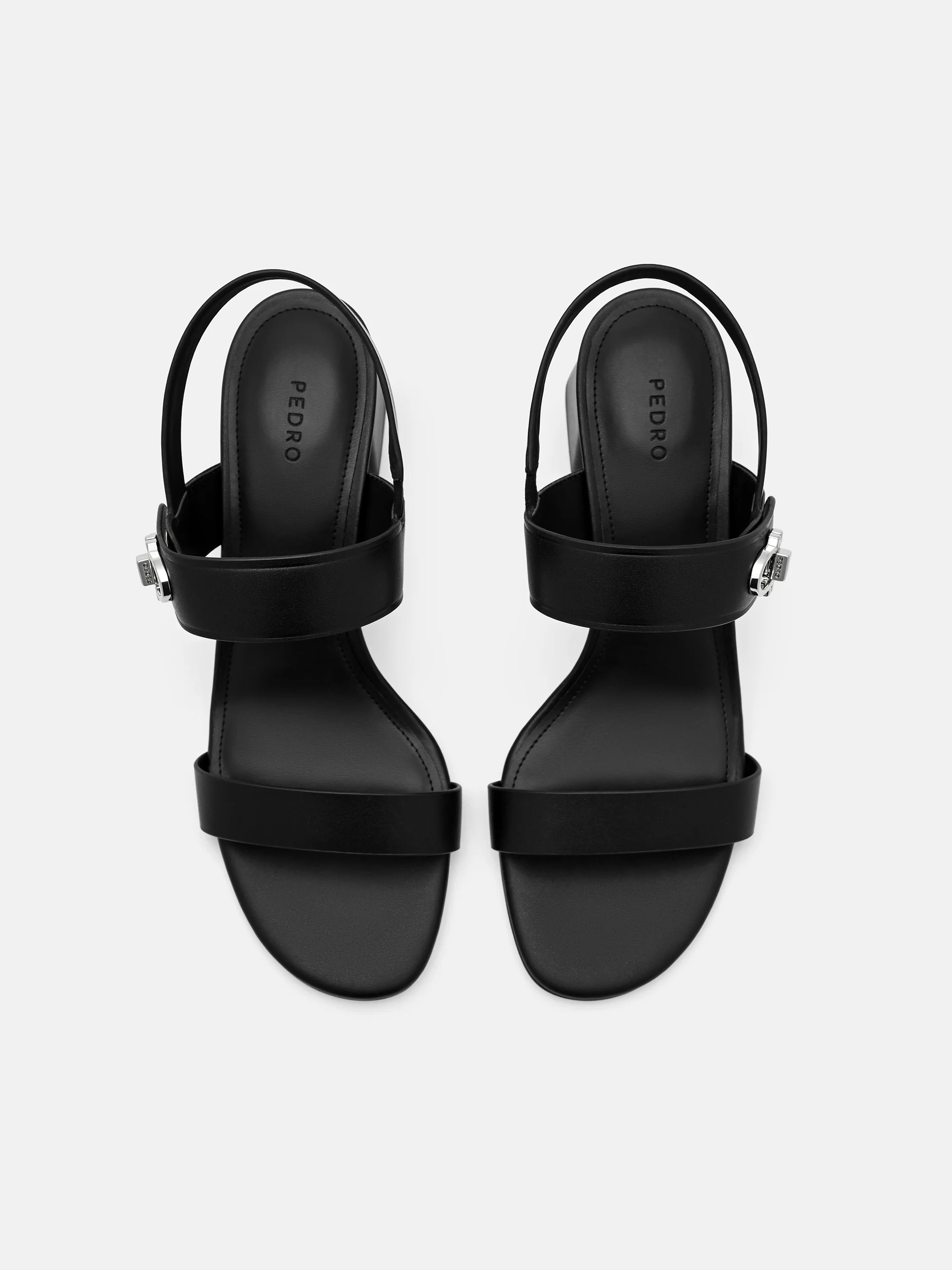 Sienna Leather Heel Sandals - Image 13