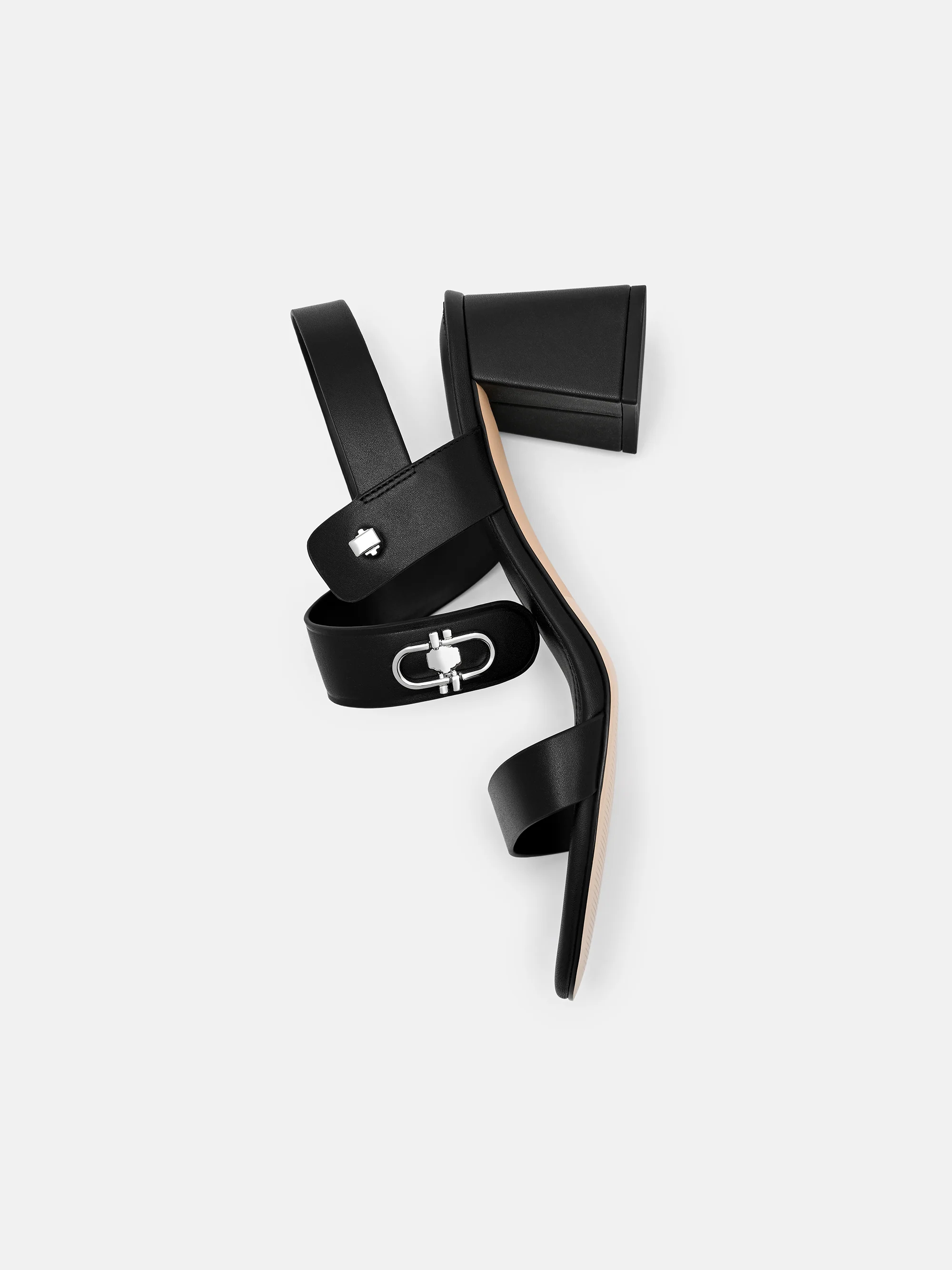 Sienna Leather Heel Sandals - Image 15