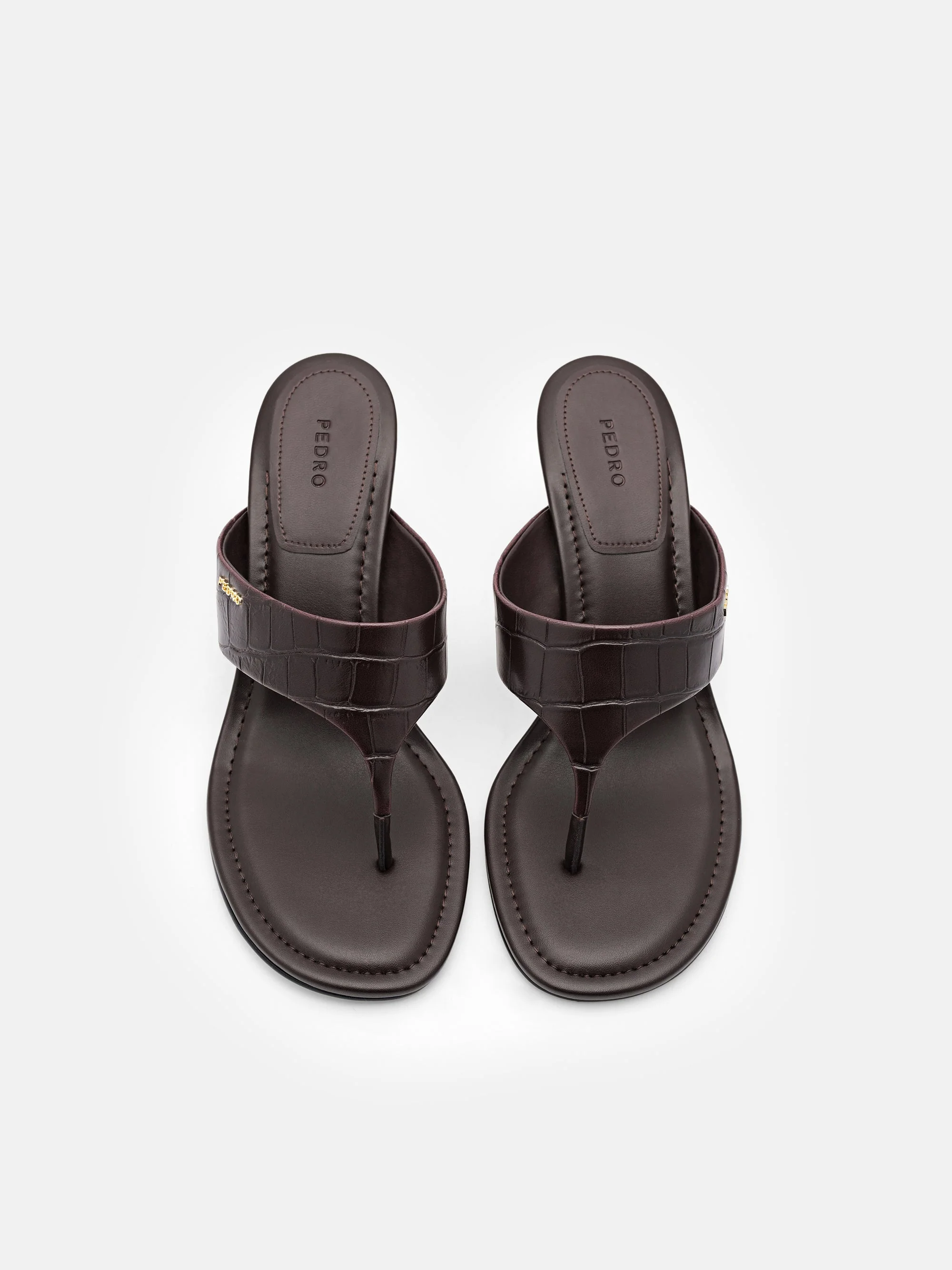 Thong Heel Sandals - Image 3