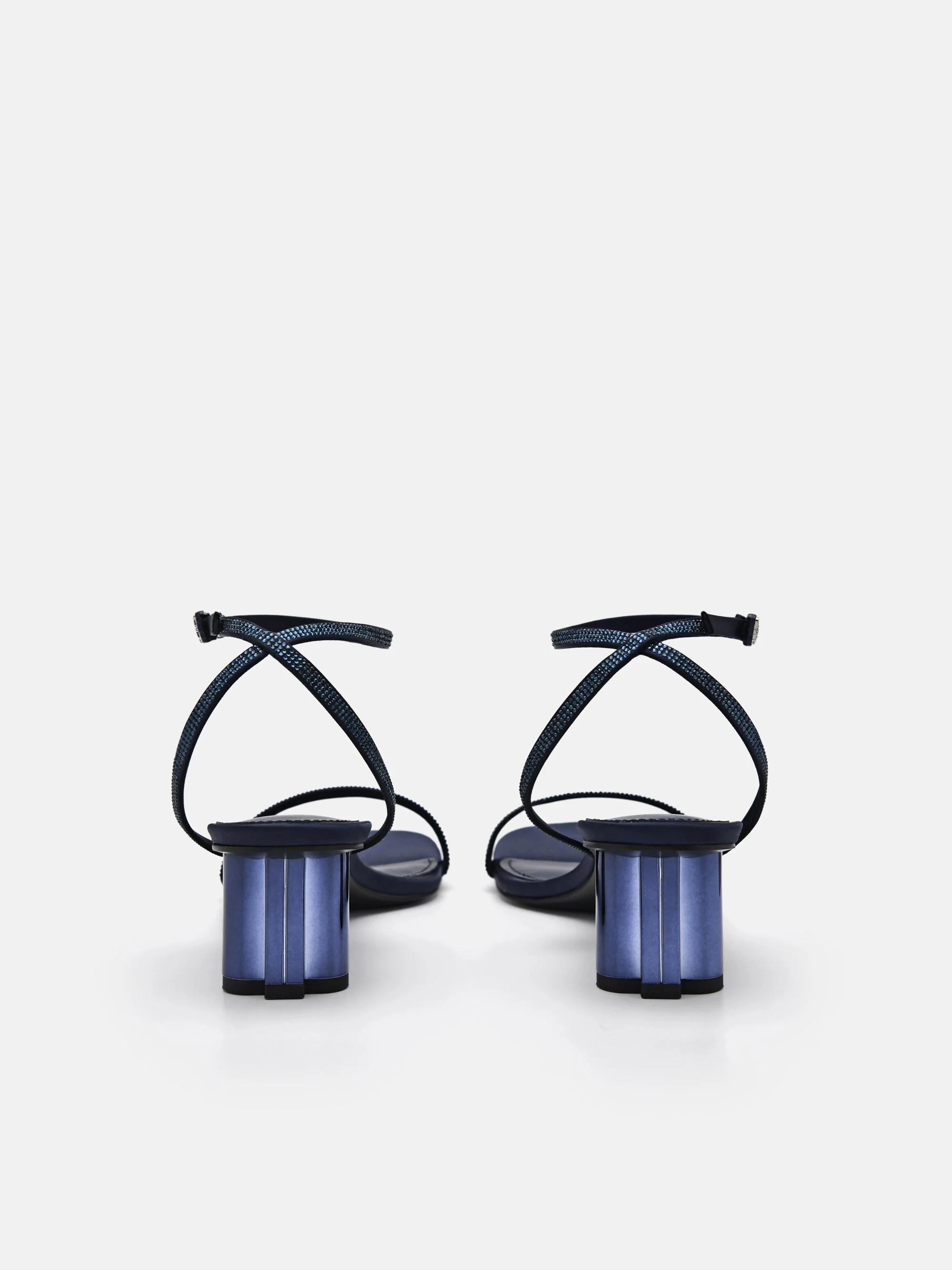 PEDRO Icon Satin Heel Sandals - Image 5